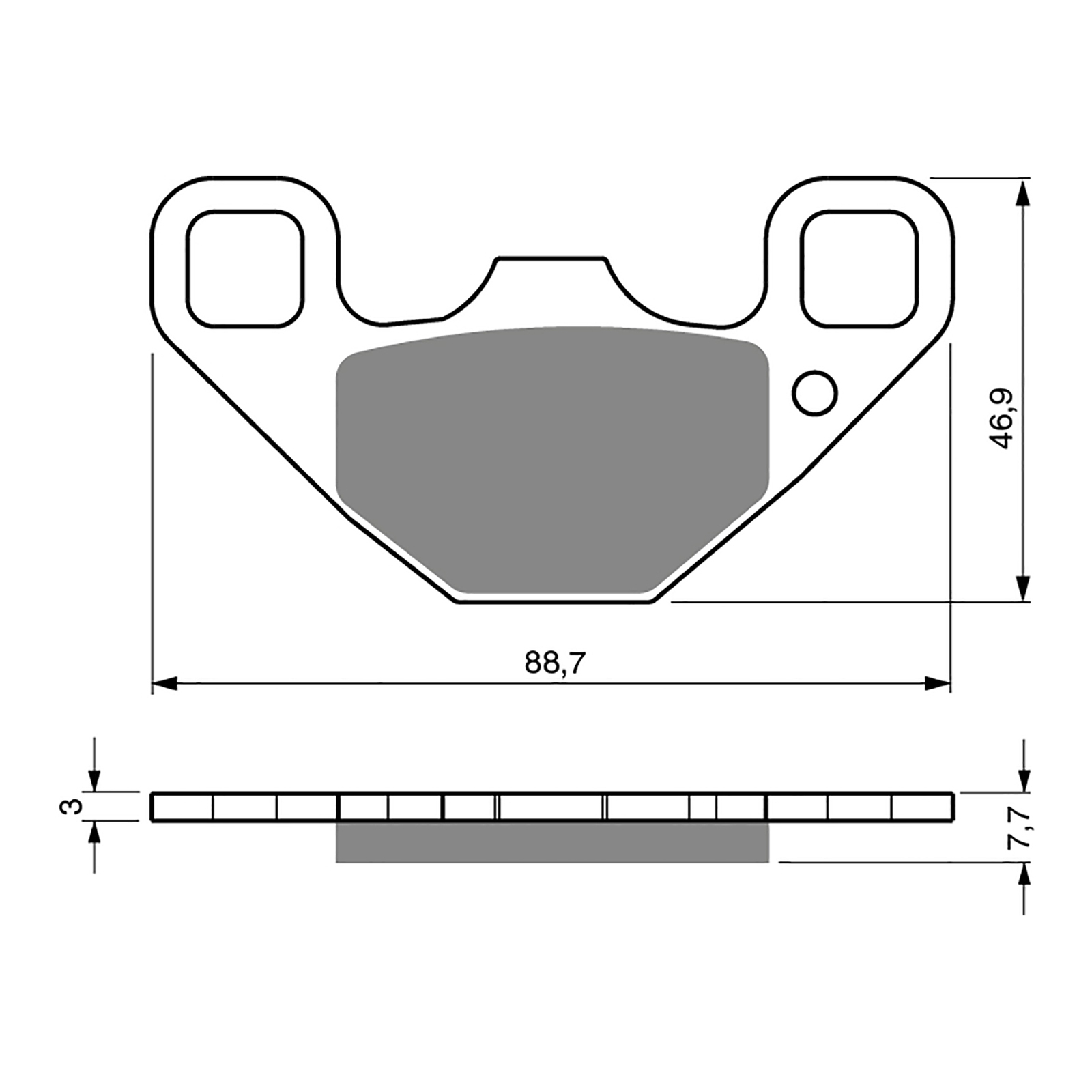 GOLDfren Brake Pads - K5 Off-Road Racing