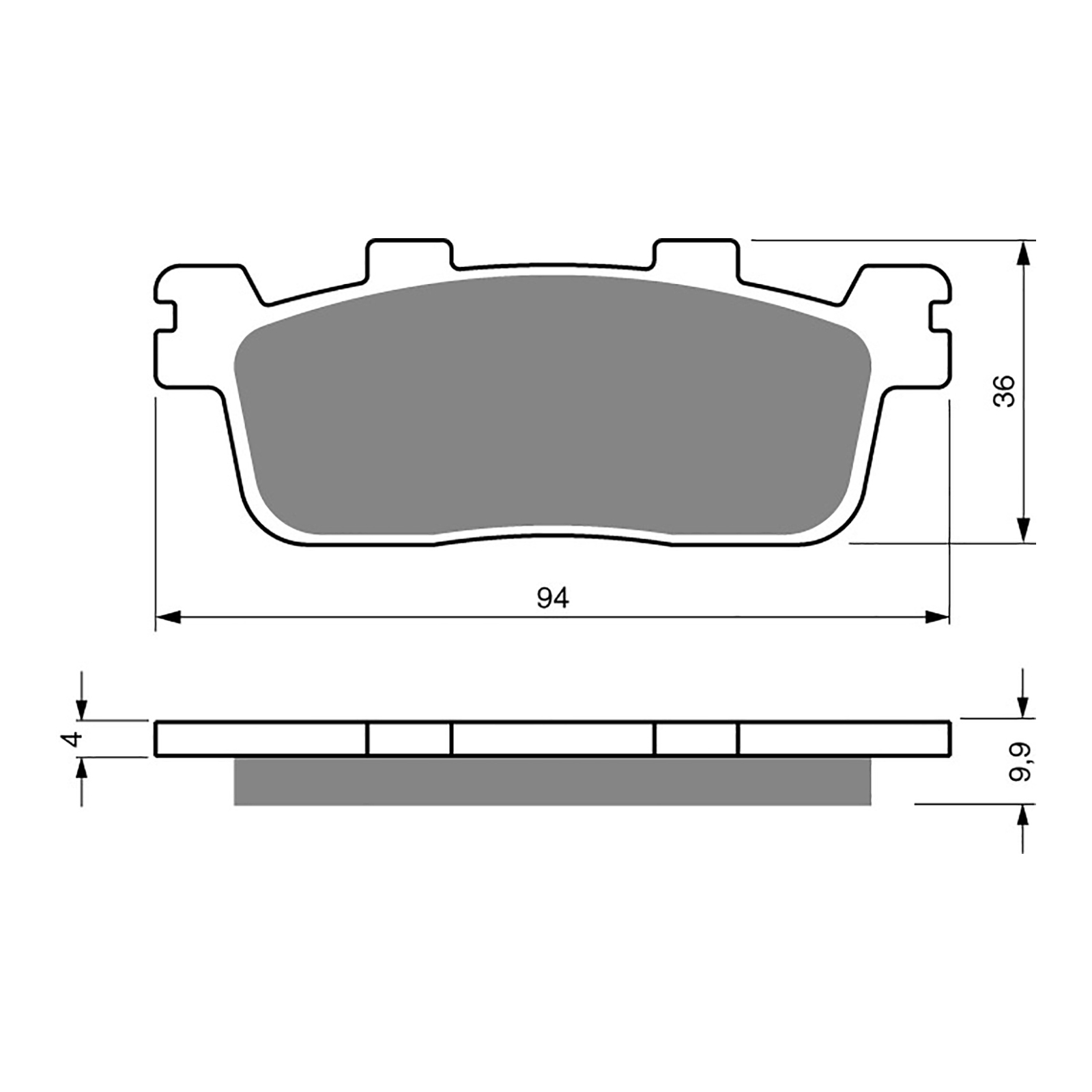 GOLDfren Brake Pads - S3 Sintered Sports