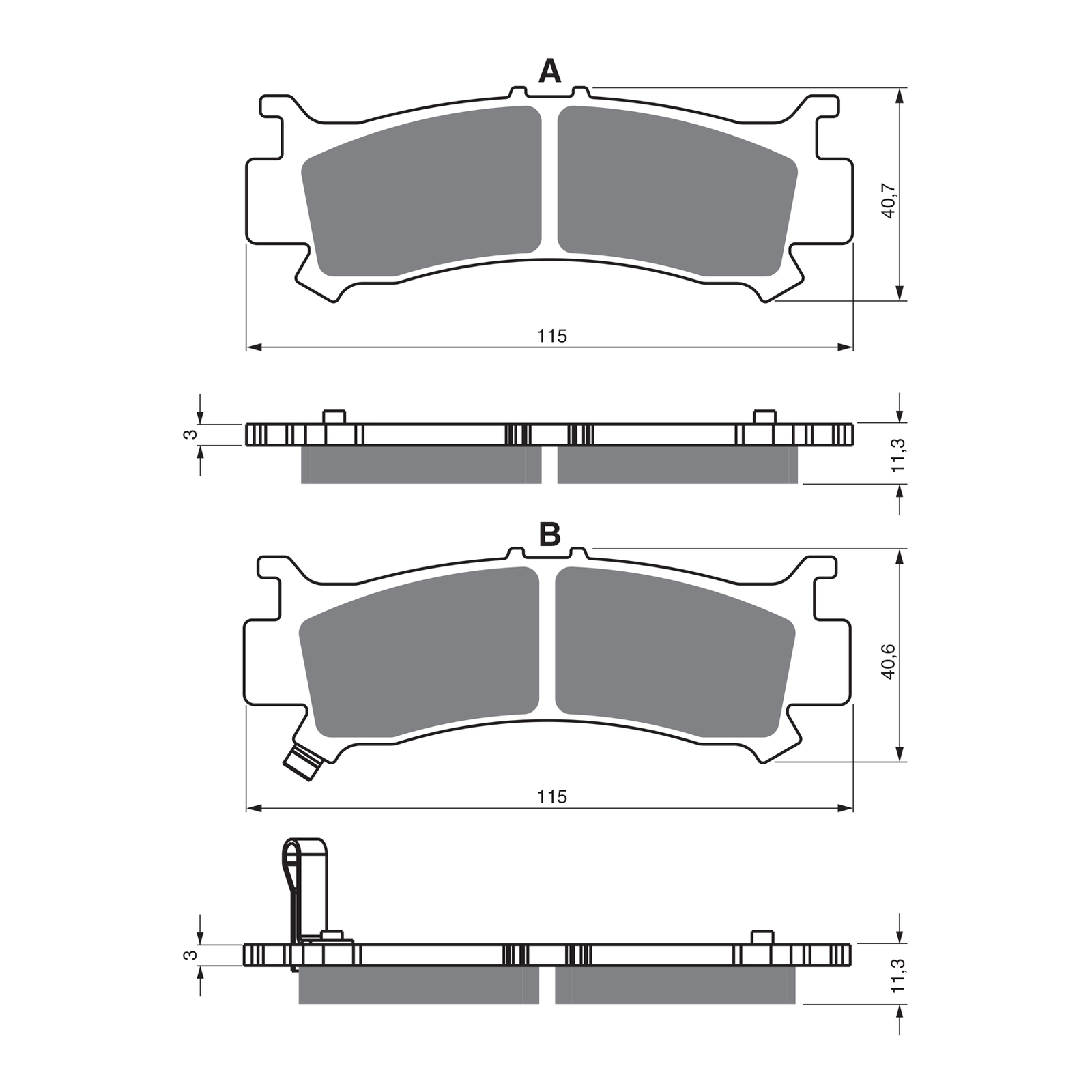 GOLDfren Brake Pads - K5 Off-Road Racing