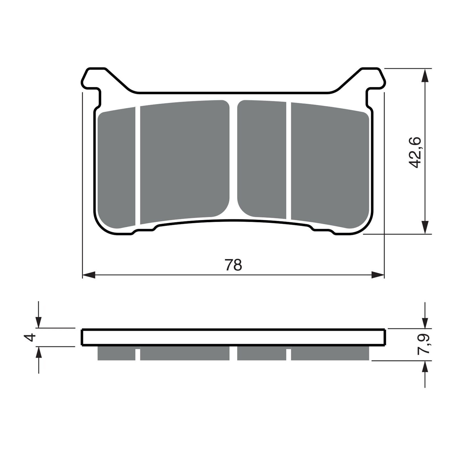 GOLDfren Brake Pads - S33 Sintered Racing