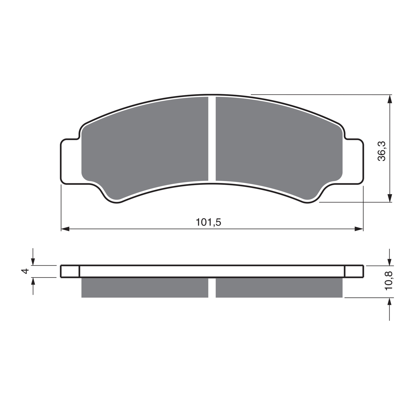 GOLDfren Brake Pads - K5 Off-Road Racing