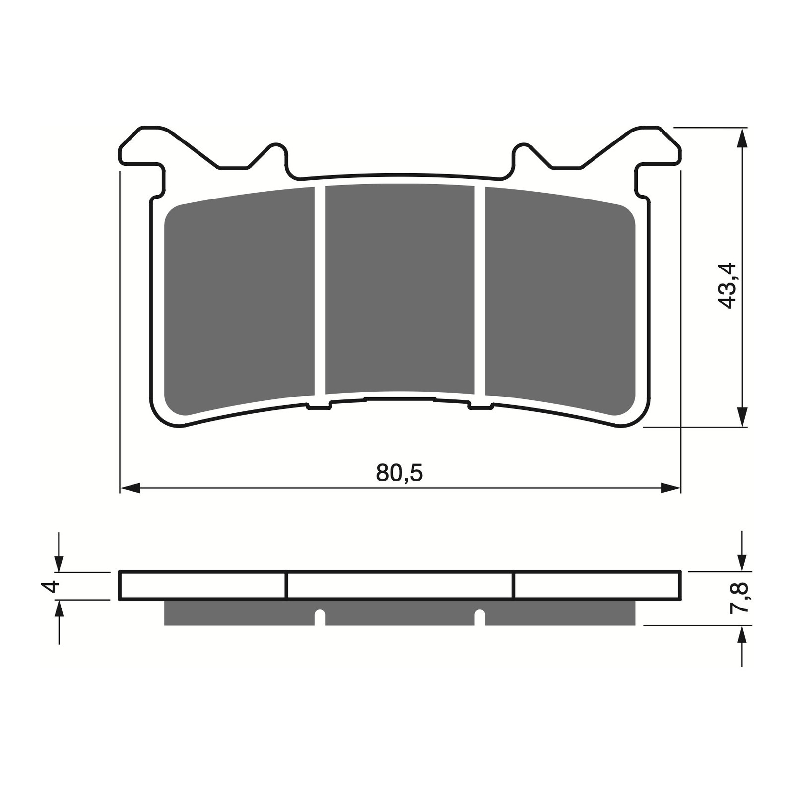 GOLDfren Brake Pads - S3 Sintered Sports