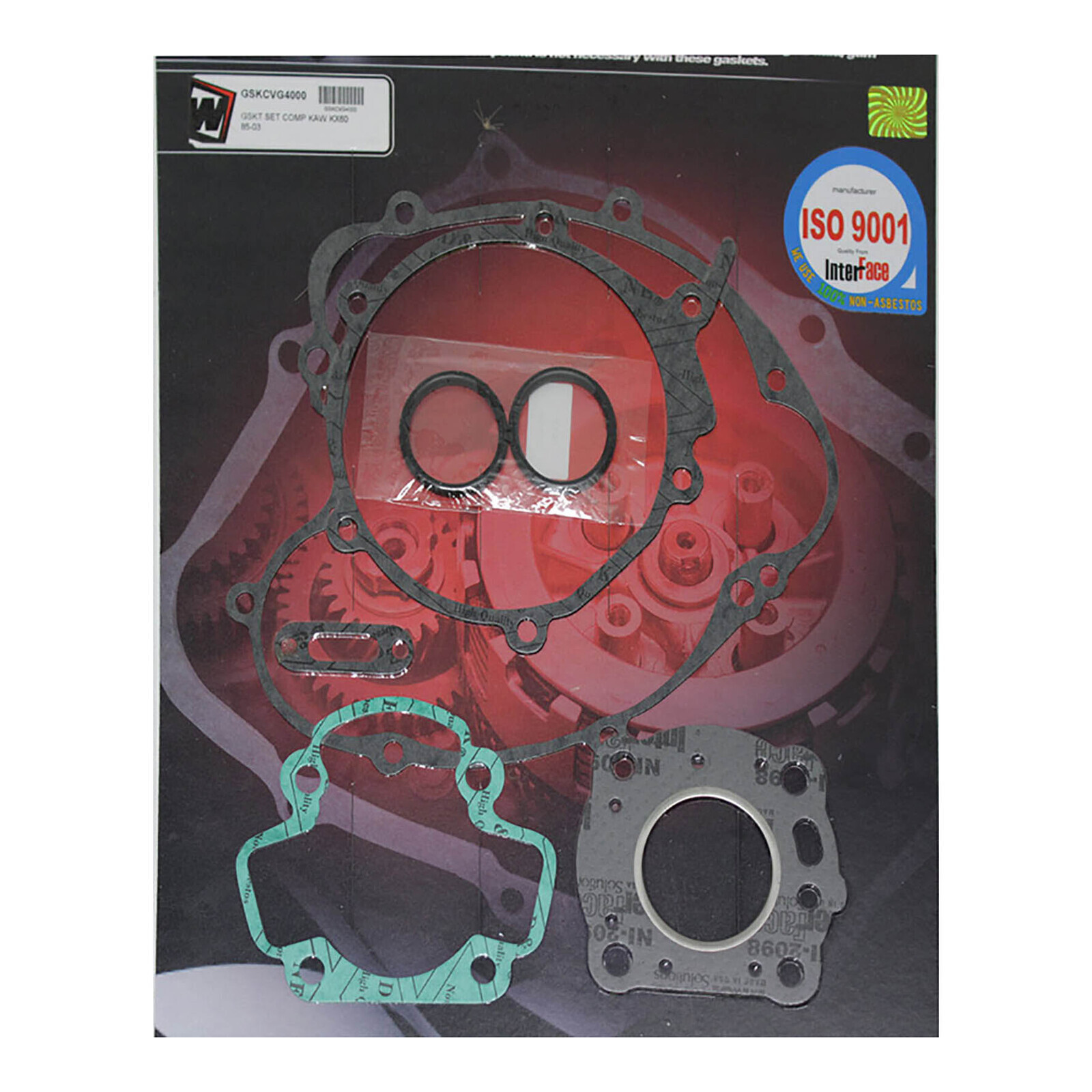 Whites Complete Gasket Set Kawasaki KX60 '85-'03