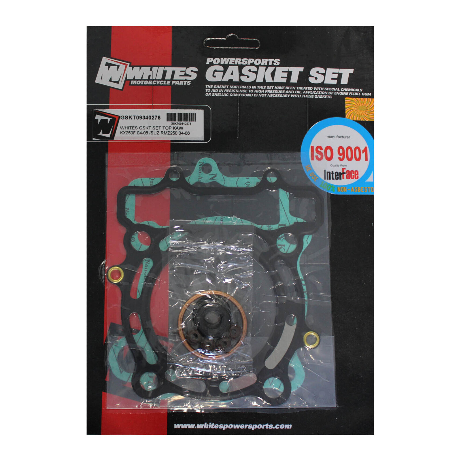 Whites Gasket Set - Top Kawasaki KX250F '04-'08 / Suzuki RMZ250 '04-'06