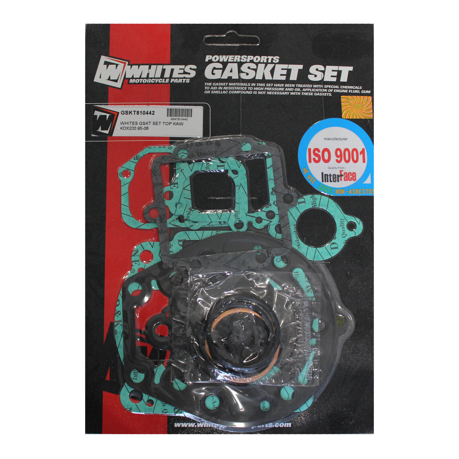 Whites Gasket Set - Top Kawasaki KDX200 '95-'06