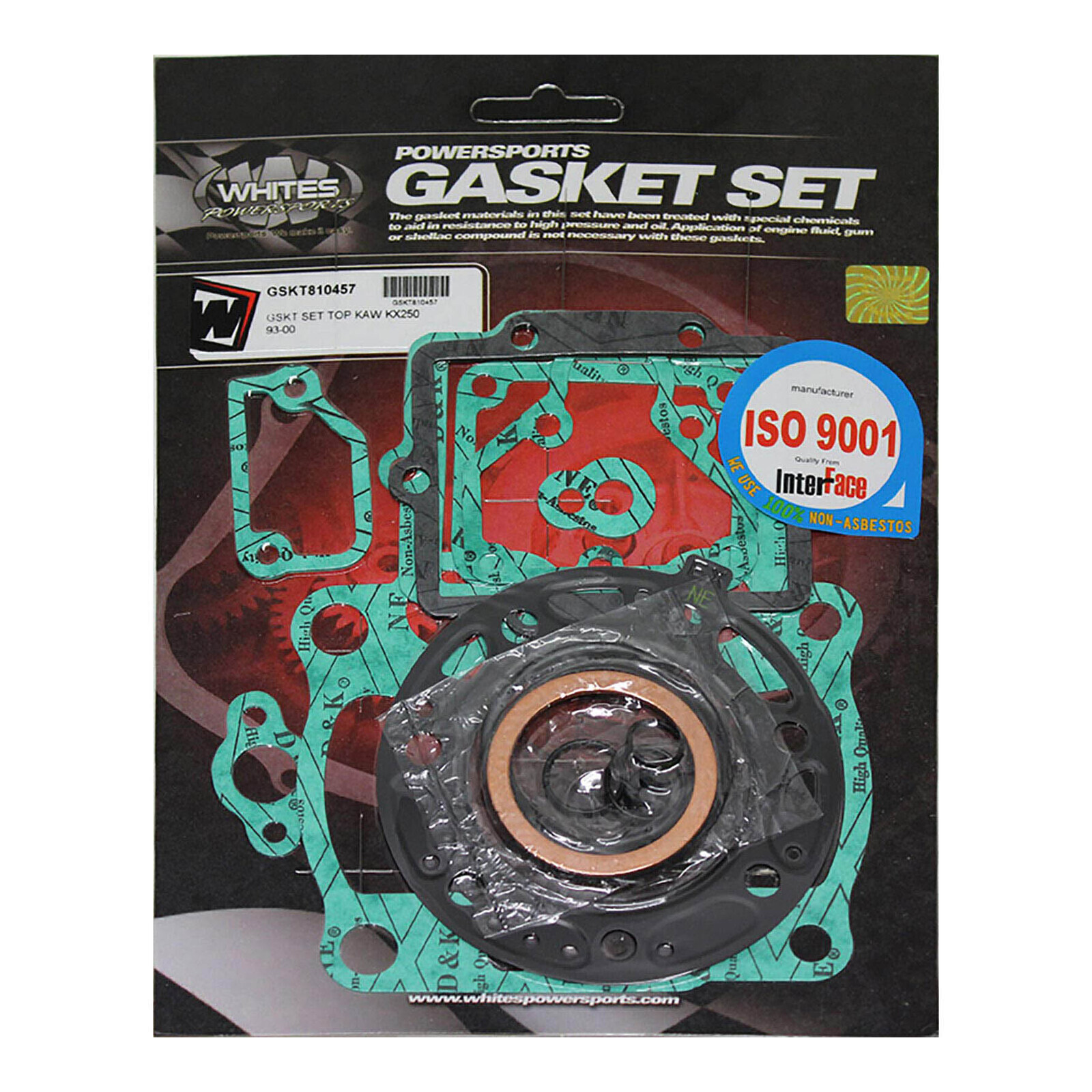 Whites Gasket Set - Top Kawasaki KX250 '93-'00