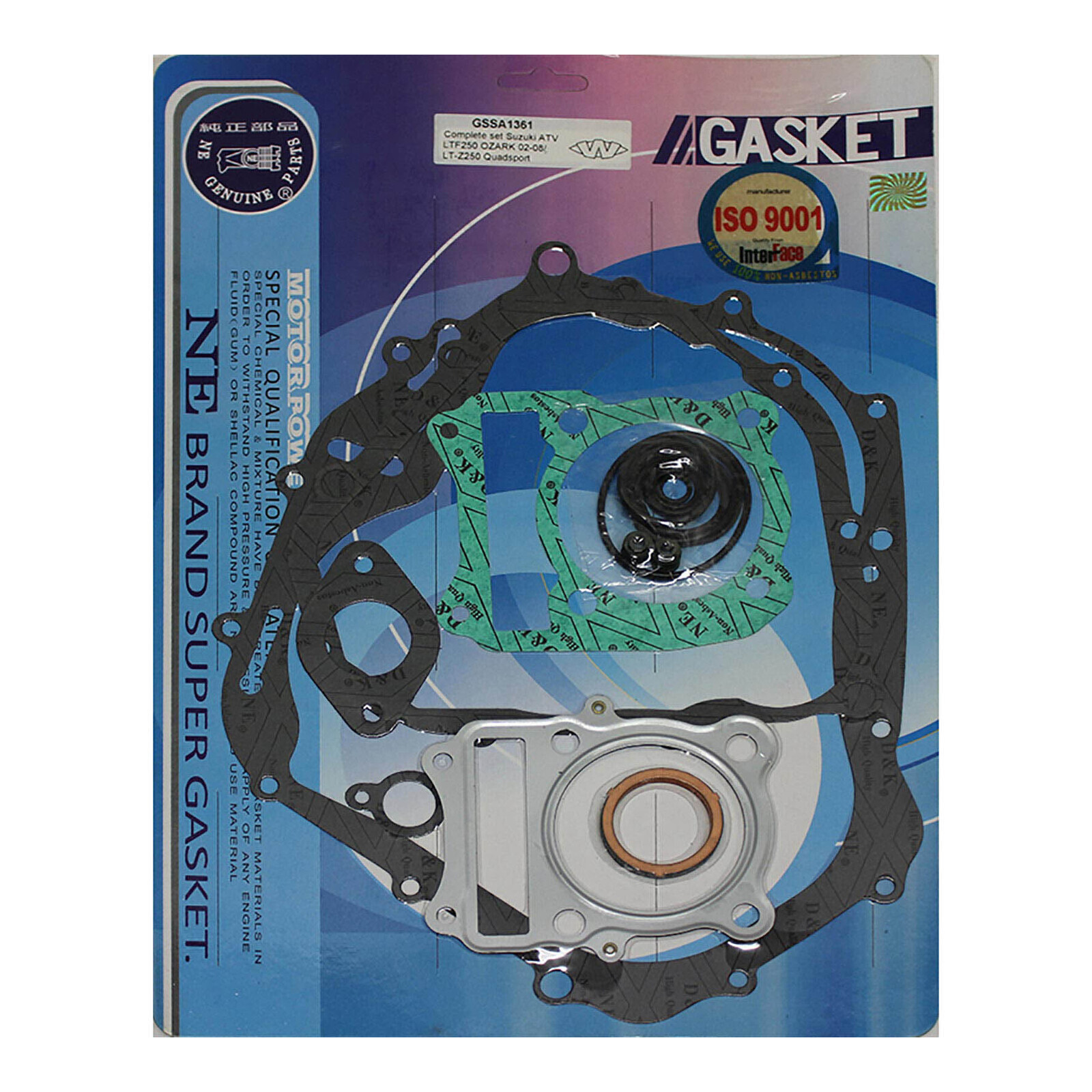 Whites Complete Gasket Set Suzuki LT-F250 '02-'12/LT-Z250