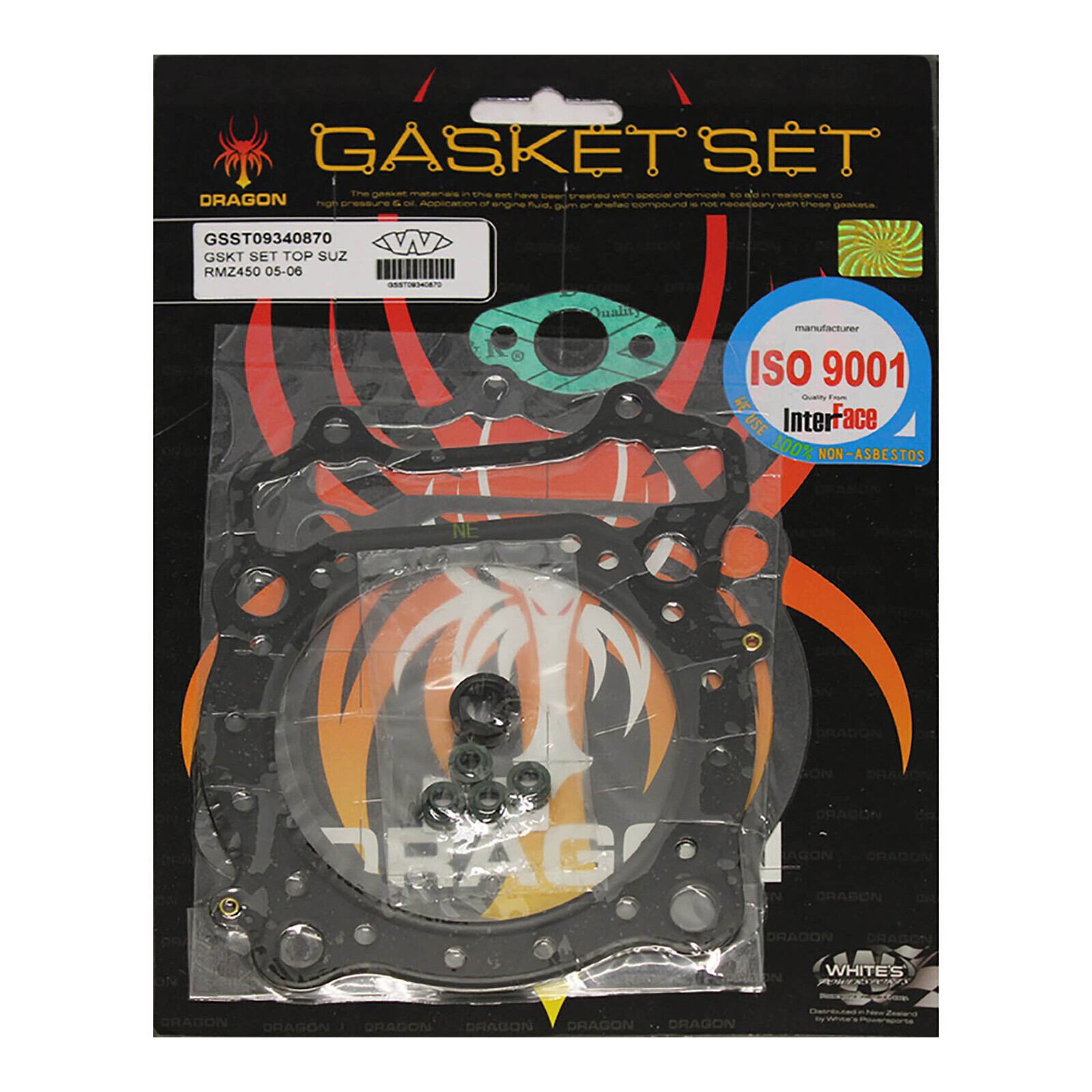 Whites Gasket Set - Top Suzuki RMZ450 '05-'07