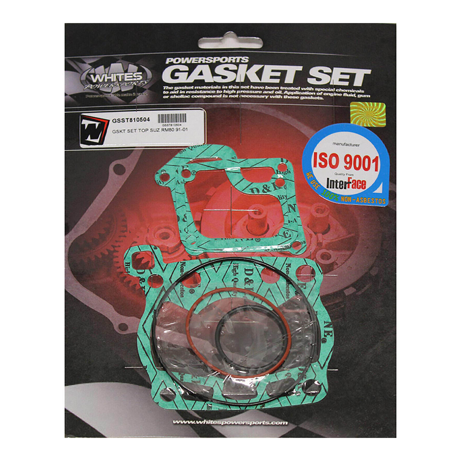 Whites Gasket Set - Top Suzuki RM80 '91-'01