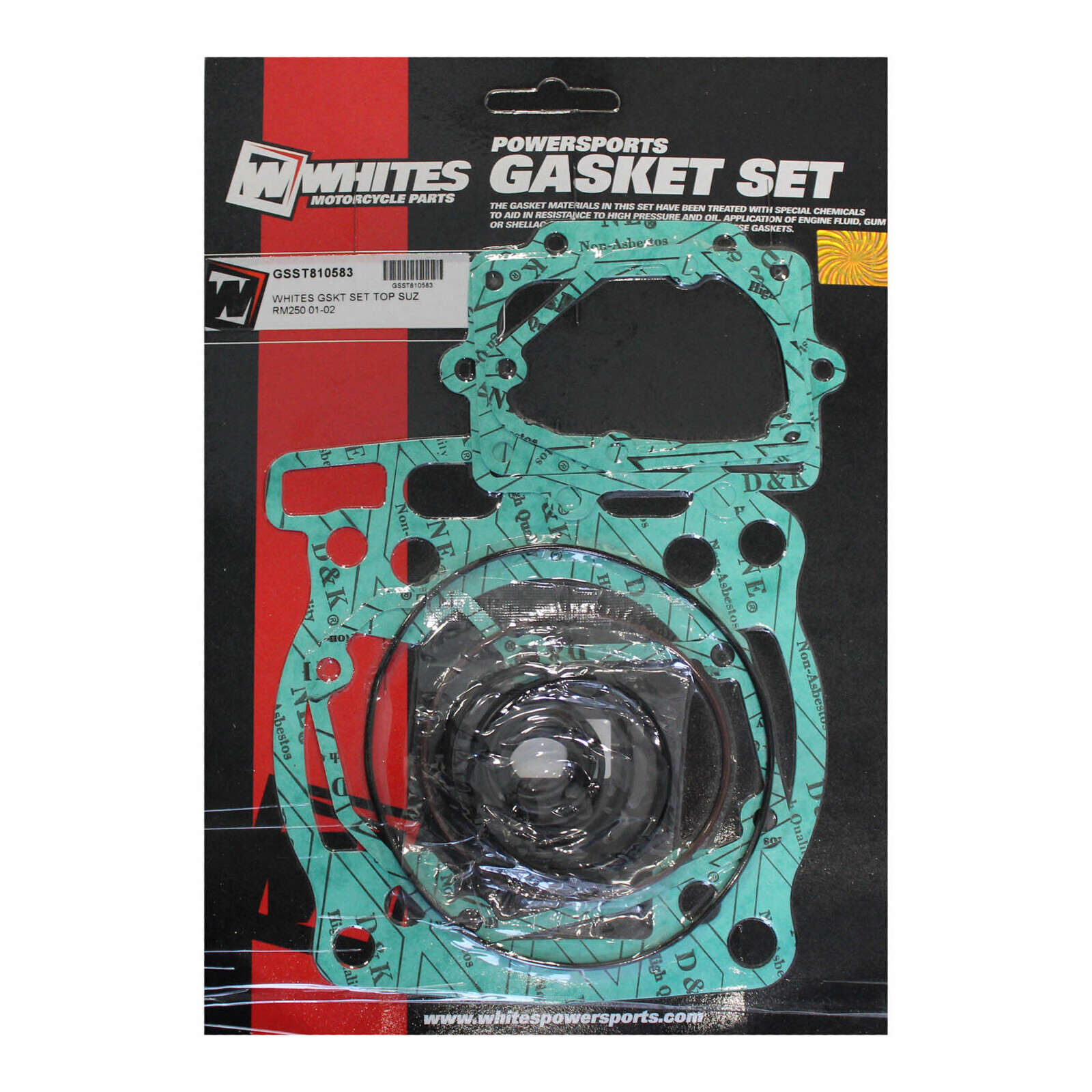 Whites Gasket Set - Top Suzuki RM250 '01-'02