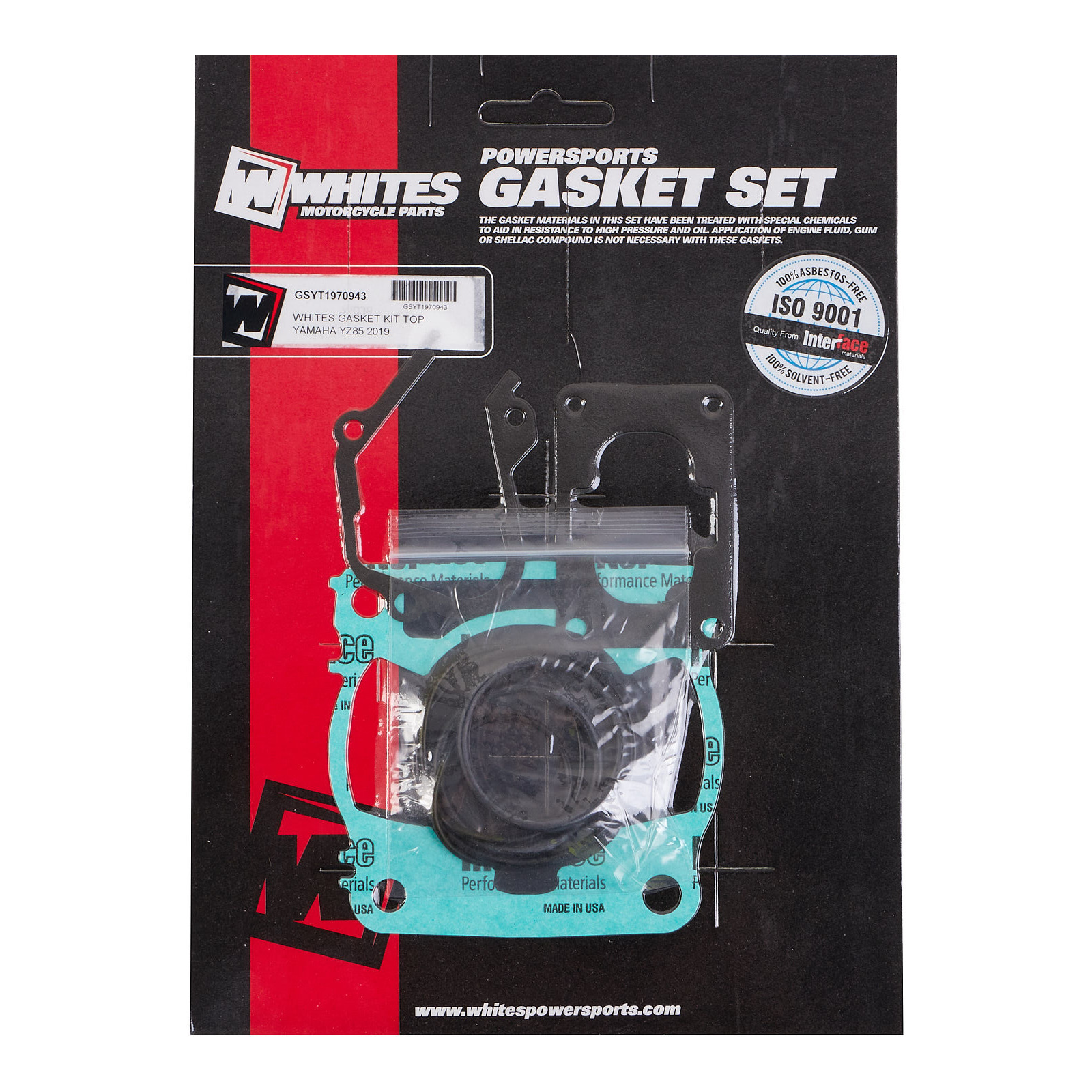 Whites Gasket Kit - Top Yamaha YZ85 '19