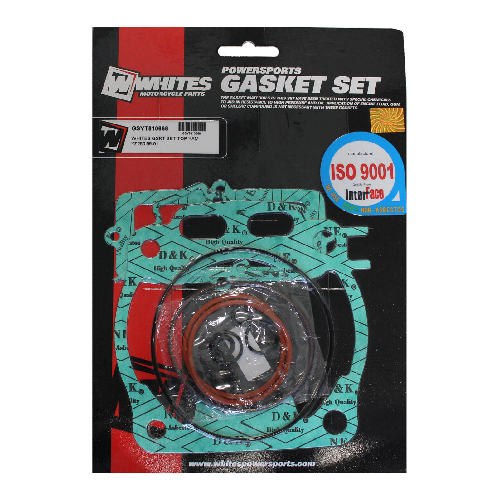 Whites Gasket Set - Top Yamaha YZ250 '99-'01