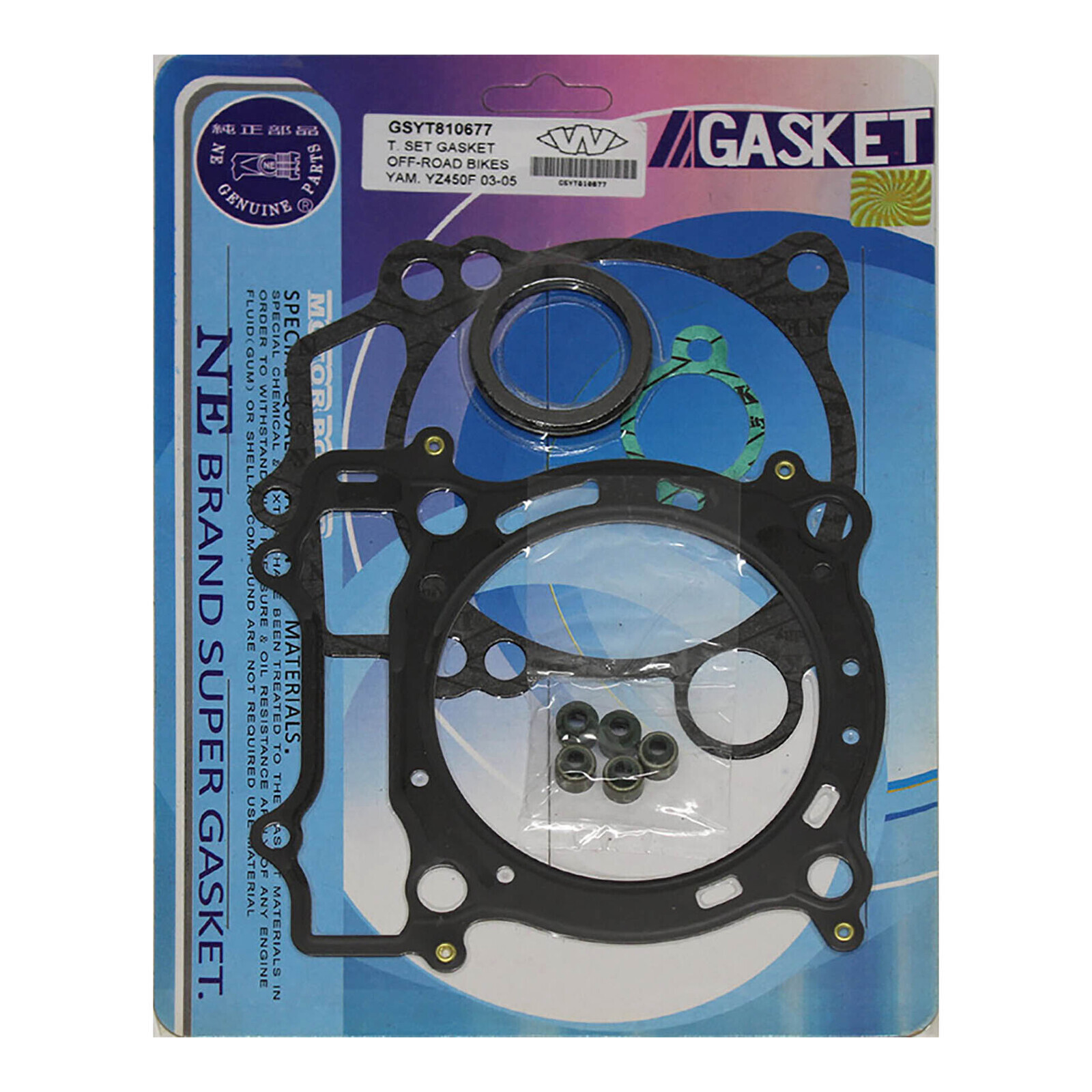 Whites Gasket Set - Top Yamaha YZ450F '03-'05