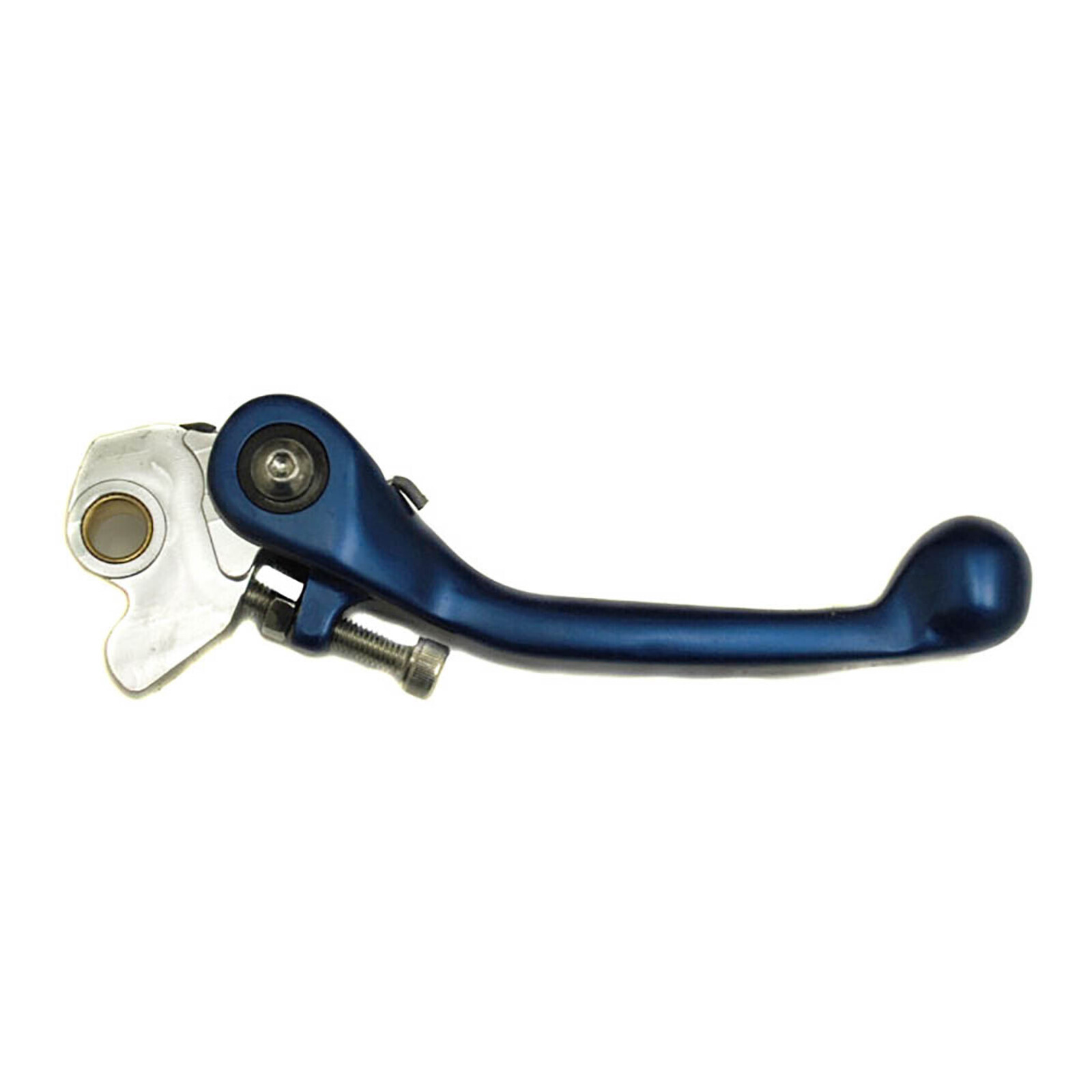 WHITES FOLDING BRAKE LEVER YZ/YZF RM/RMZ KX/KXF BLU