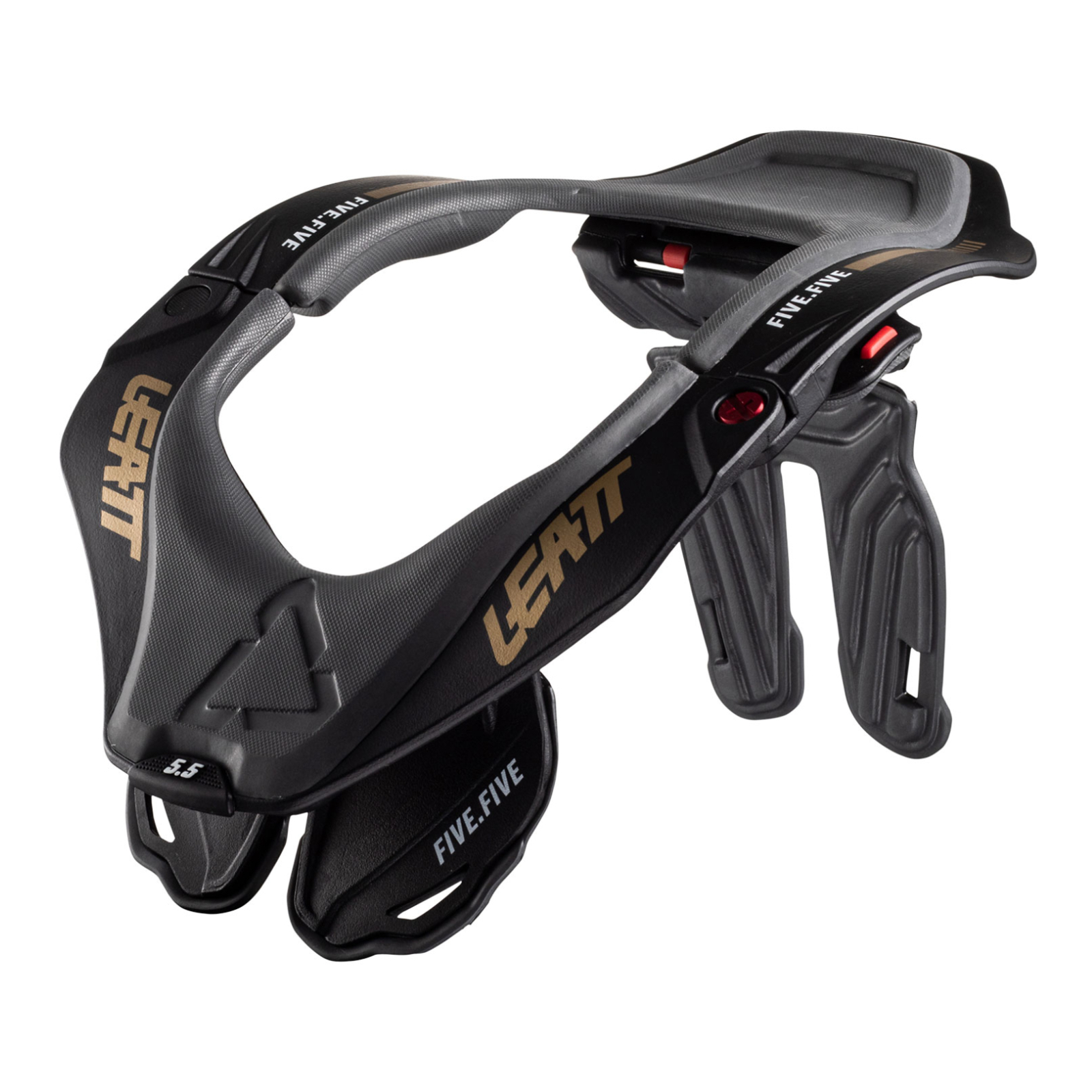 Leatt 5.5 Neck Brace - Stealth / Black (XXL)