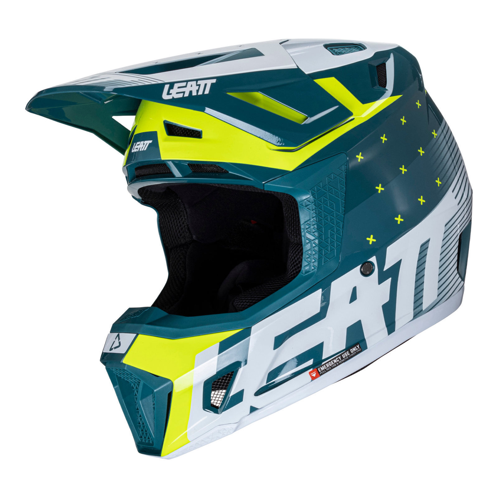 Leatt Helmet Kit Moto 7.5 V24 - Acid Fuel (2XL)