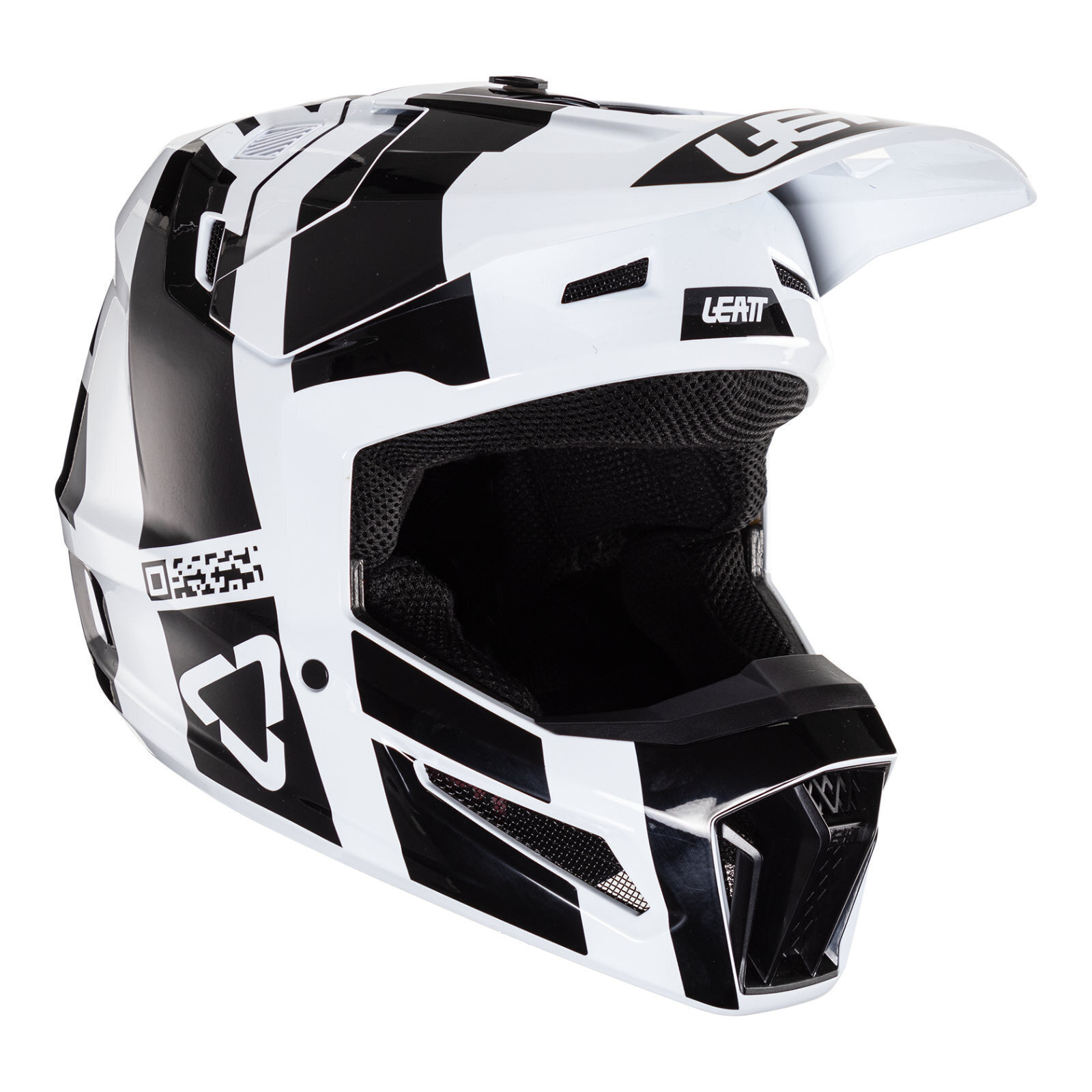 Leatt Helmet Moto 3.5 Jnr V24 - Black / White (Youth M)