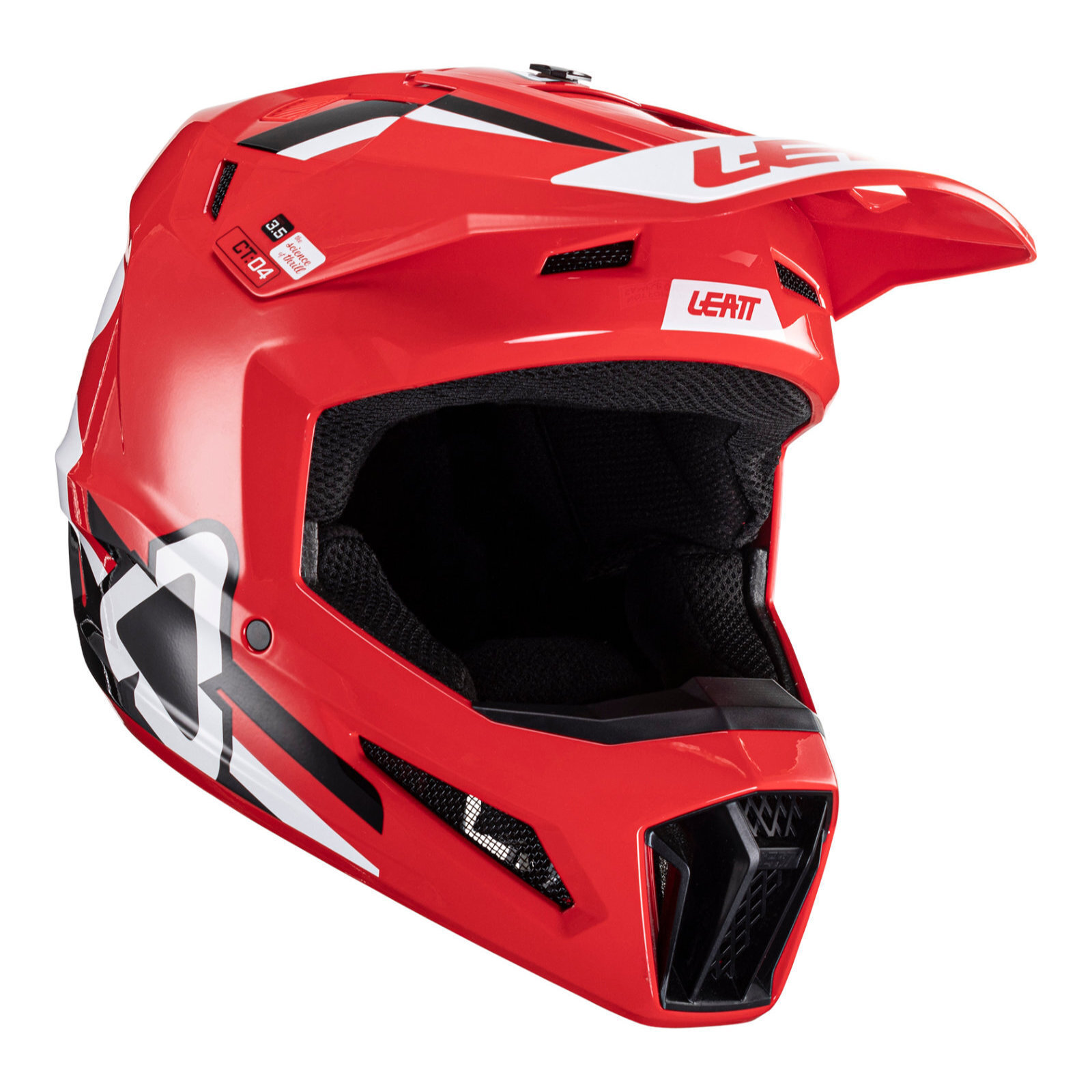 Leatt Helmet Moto 3.5 Jnr V24 - Red (Youth M)