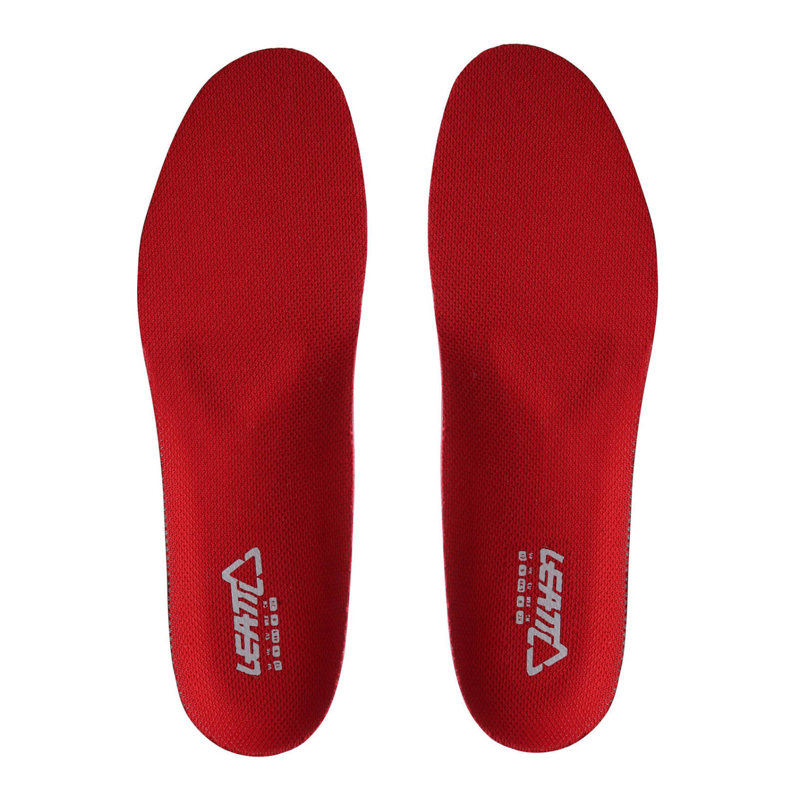 Leatt 4.5/5.5 Footbed - Red  Pair (US7)