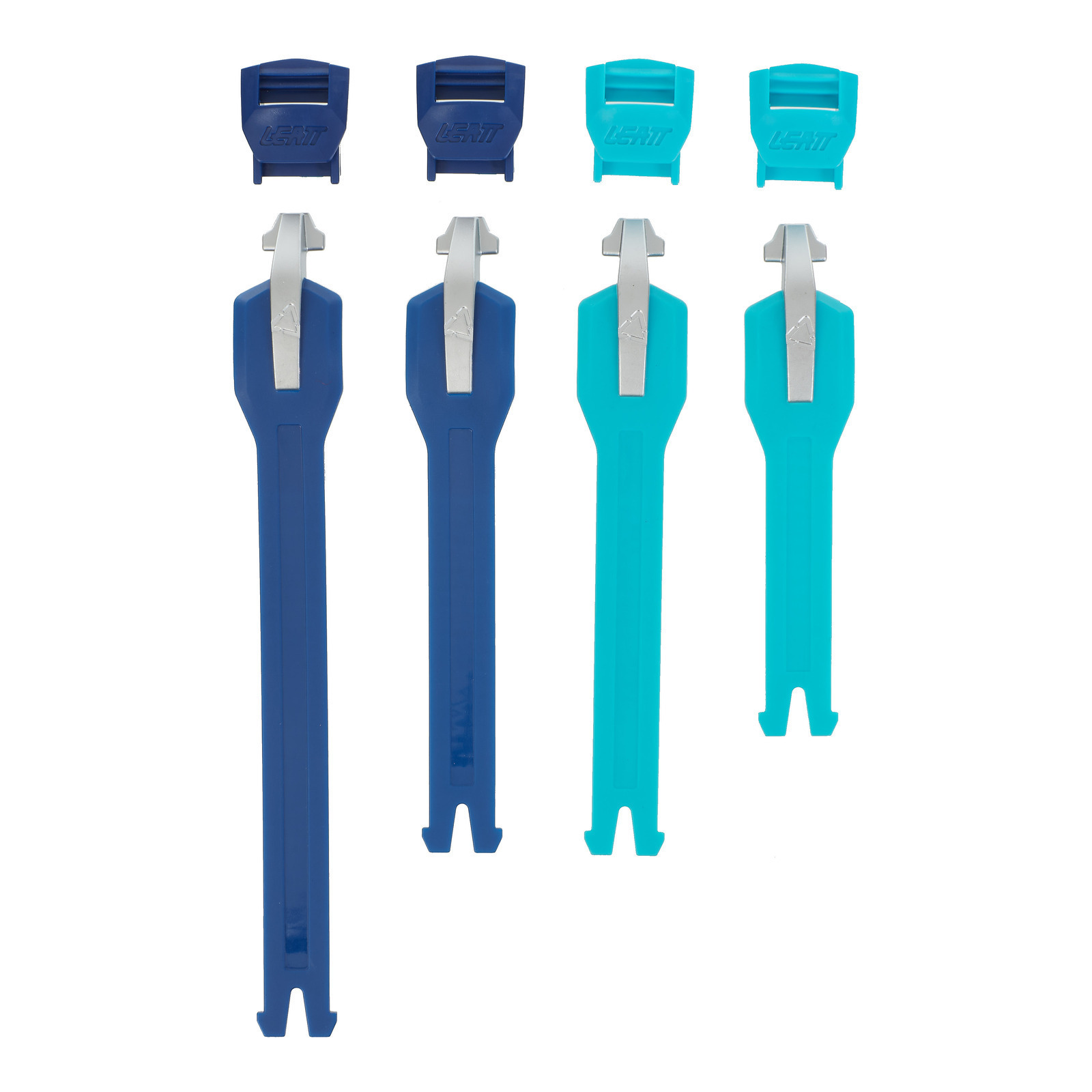 Leatt 2022 4.5/5.5 Boot Strap Kit Flexlock 4-pcs - Aqua