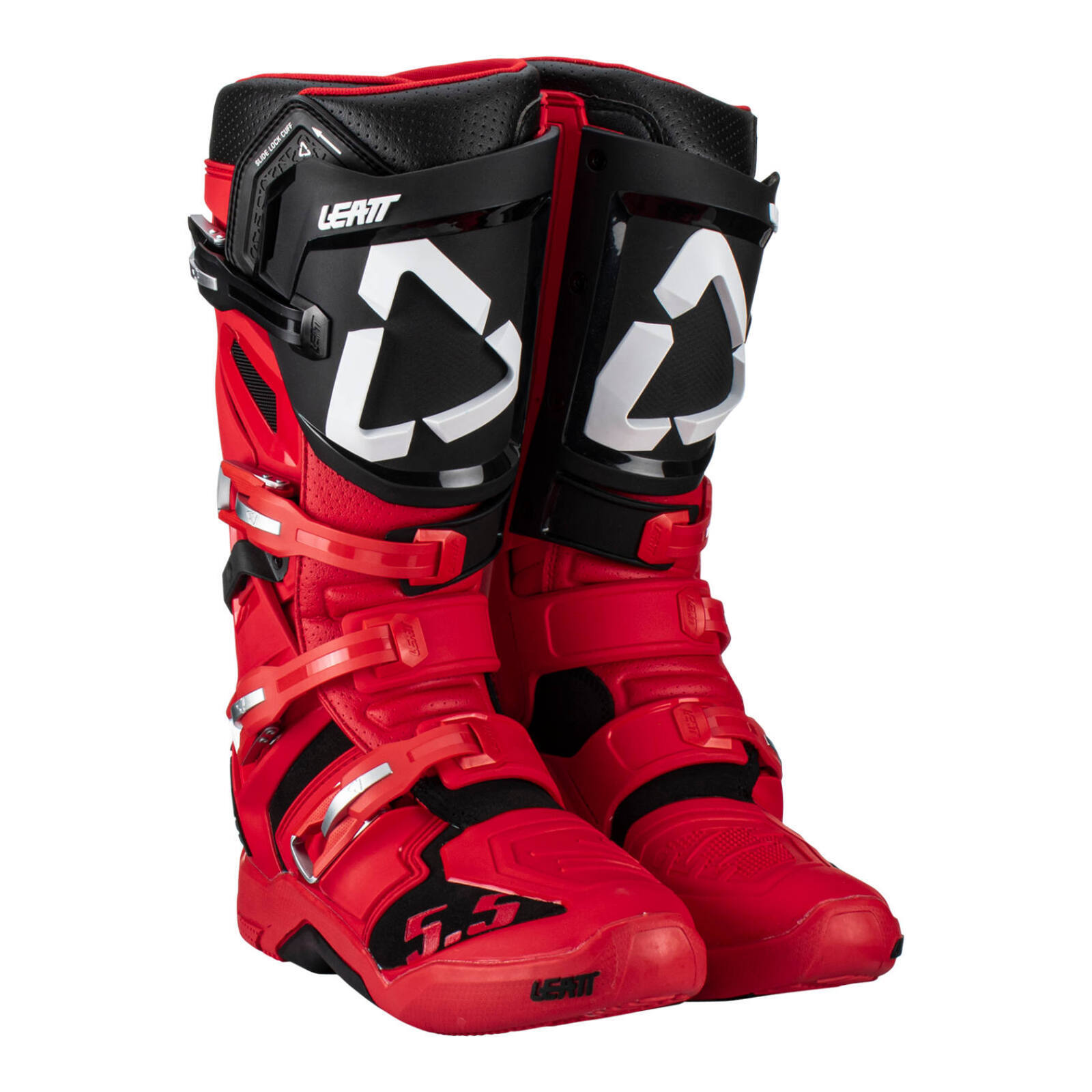 Leatt 5.5 Flexlock Boot - Red (US8-UK7)