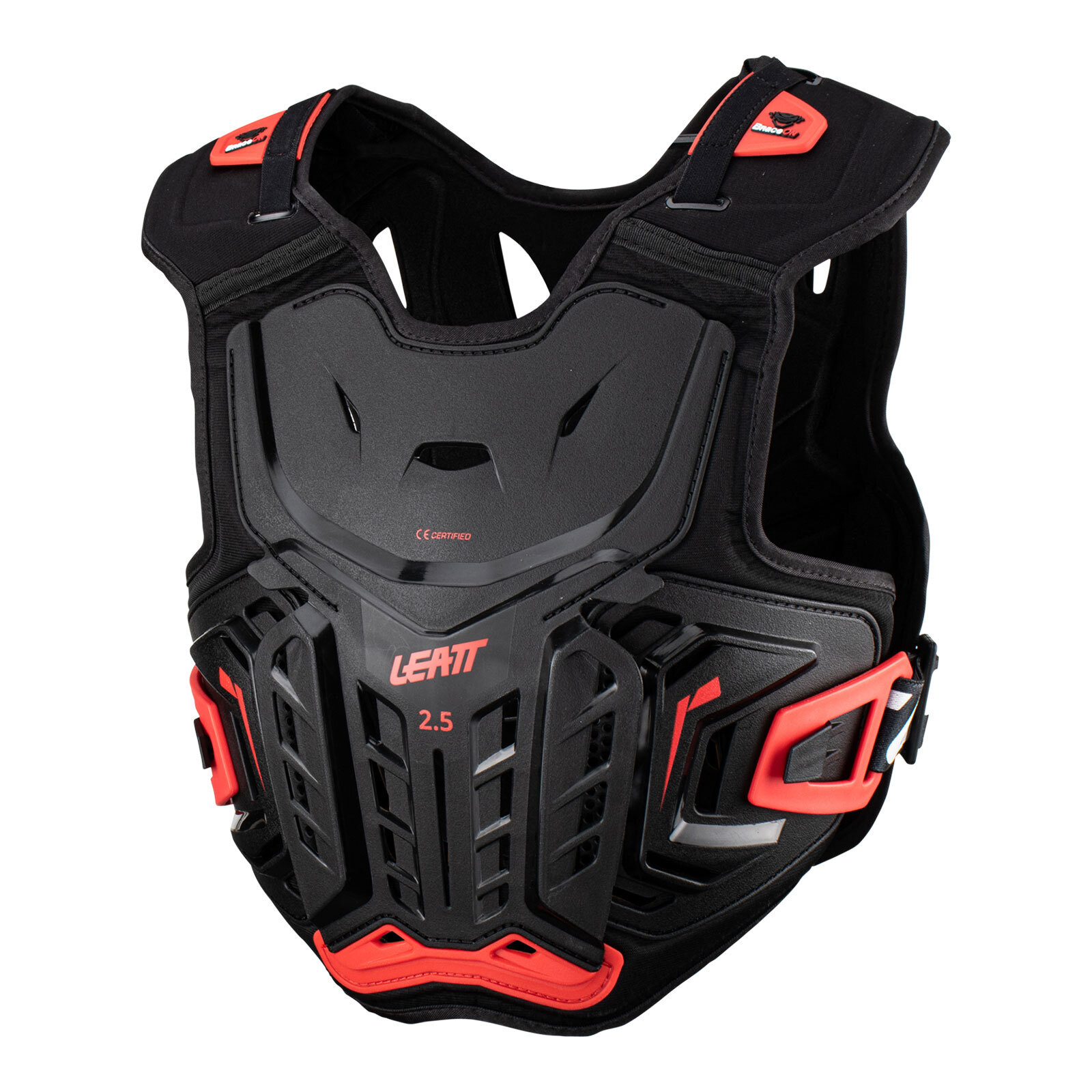 Leatt 2.5 Junior Chest Protector - Black / Red (134-146cm)