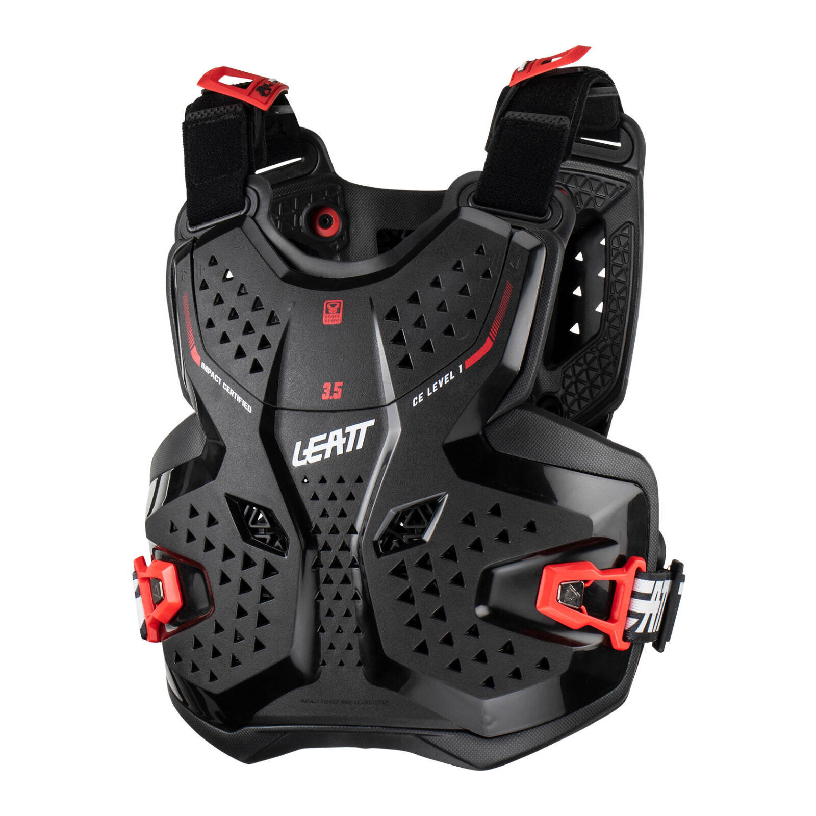 Leatt 3.5 Junior Chest Protector - Black / Red (L/XL 147-159cm)