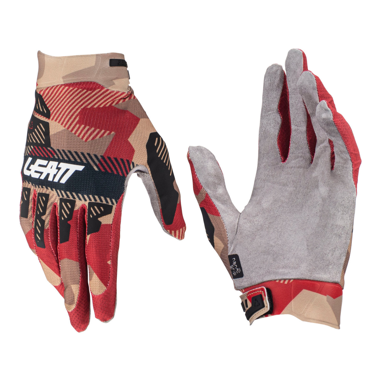 Leatt 2024 2.5 X-Flow Moto Glove - Rubystone (2XL)