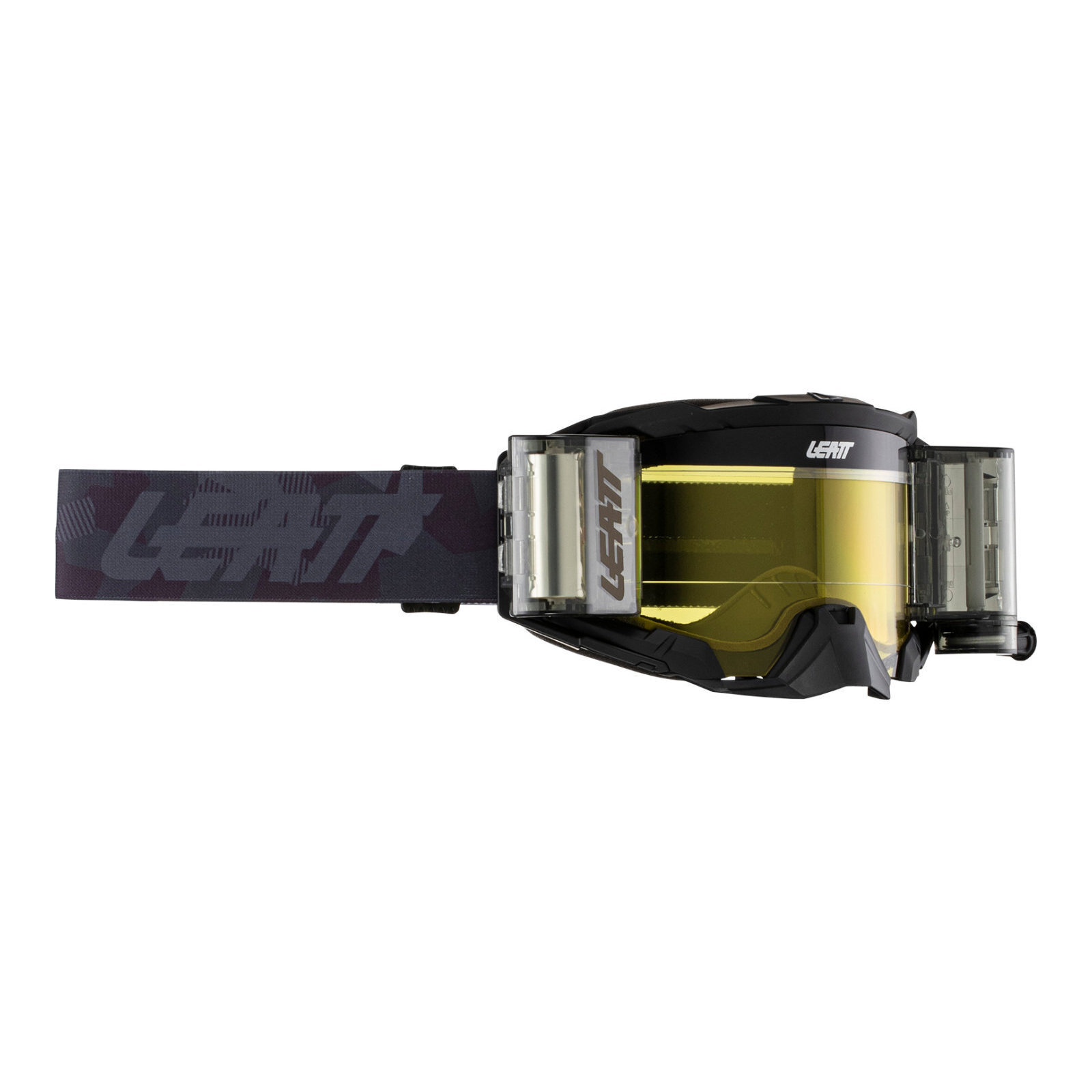 Leatt 5.5 Velocity Goggle Roll-Off - Stealth / Yellow 70%