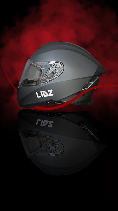 LIDZ Full Face Helmet [Size: XS] [Colour: Matte Black]