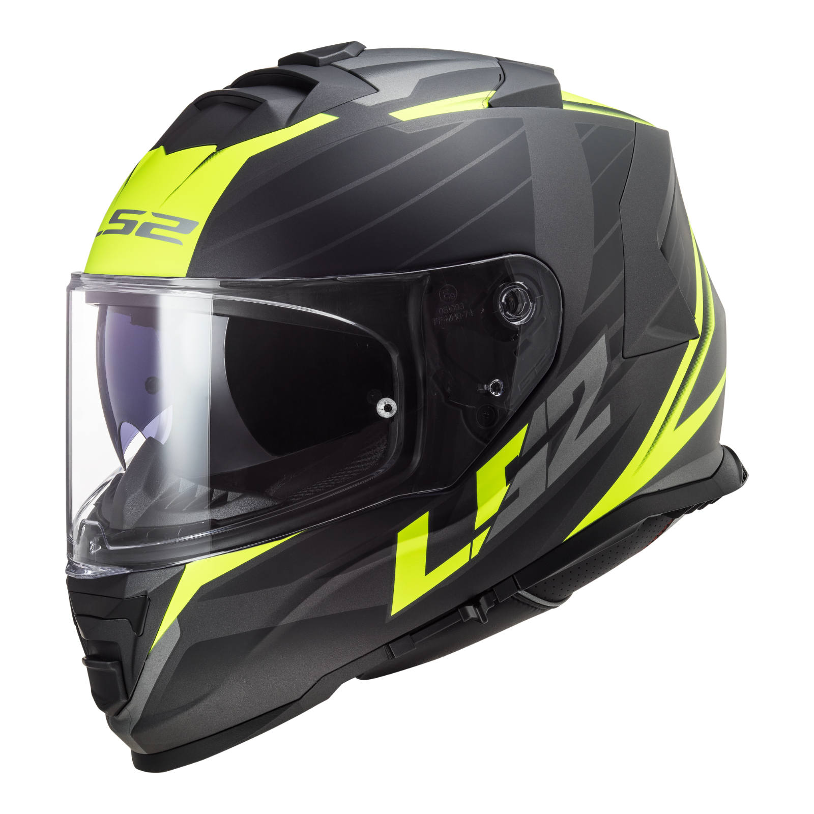 LS2 FF800 Storm II (S) Nerve - Matte Black / Hi-Vis Yellow