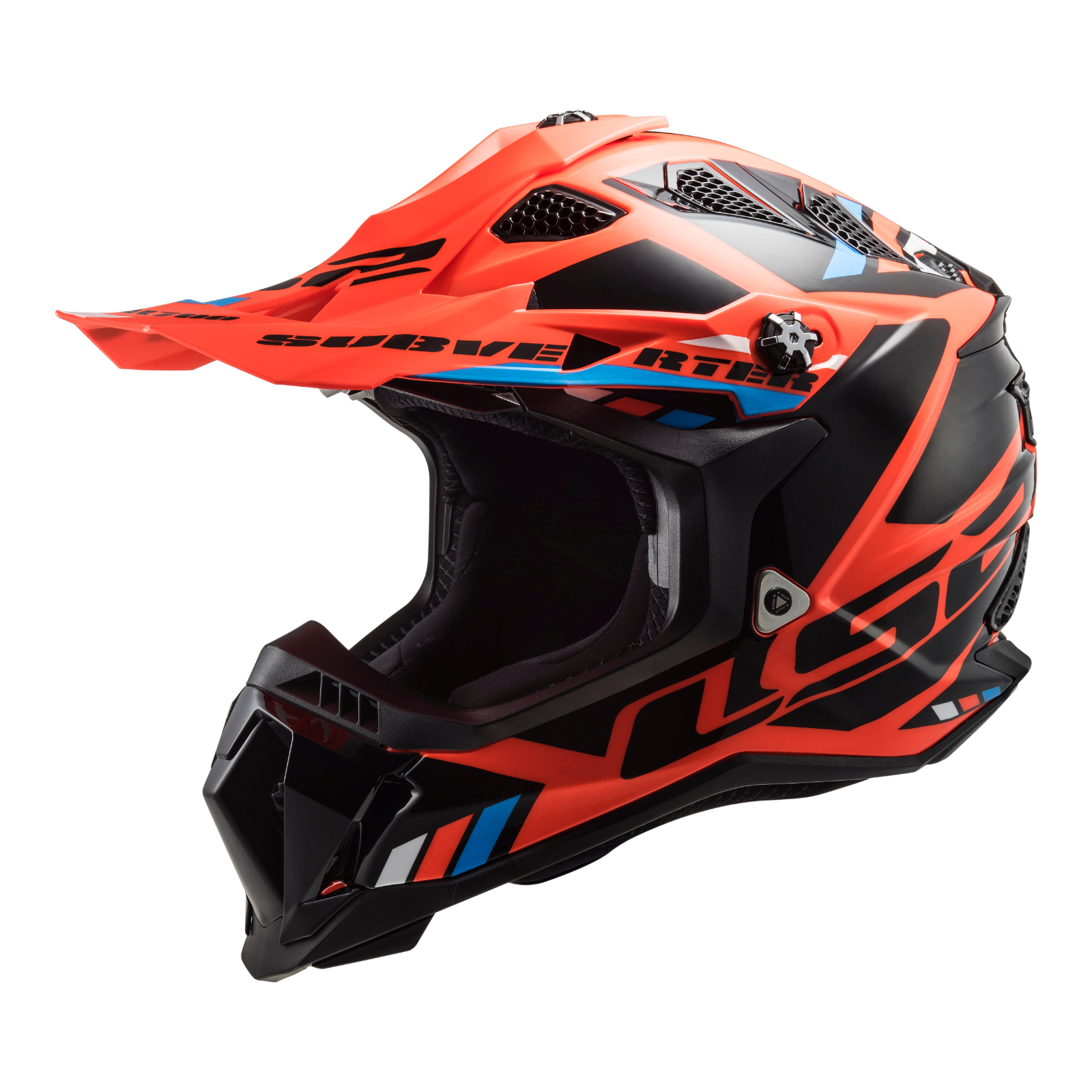 LS2 MX700 Subverter Evo II (XS) Stomp - Fluo Orange / Black 06