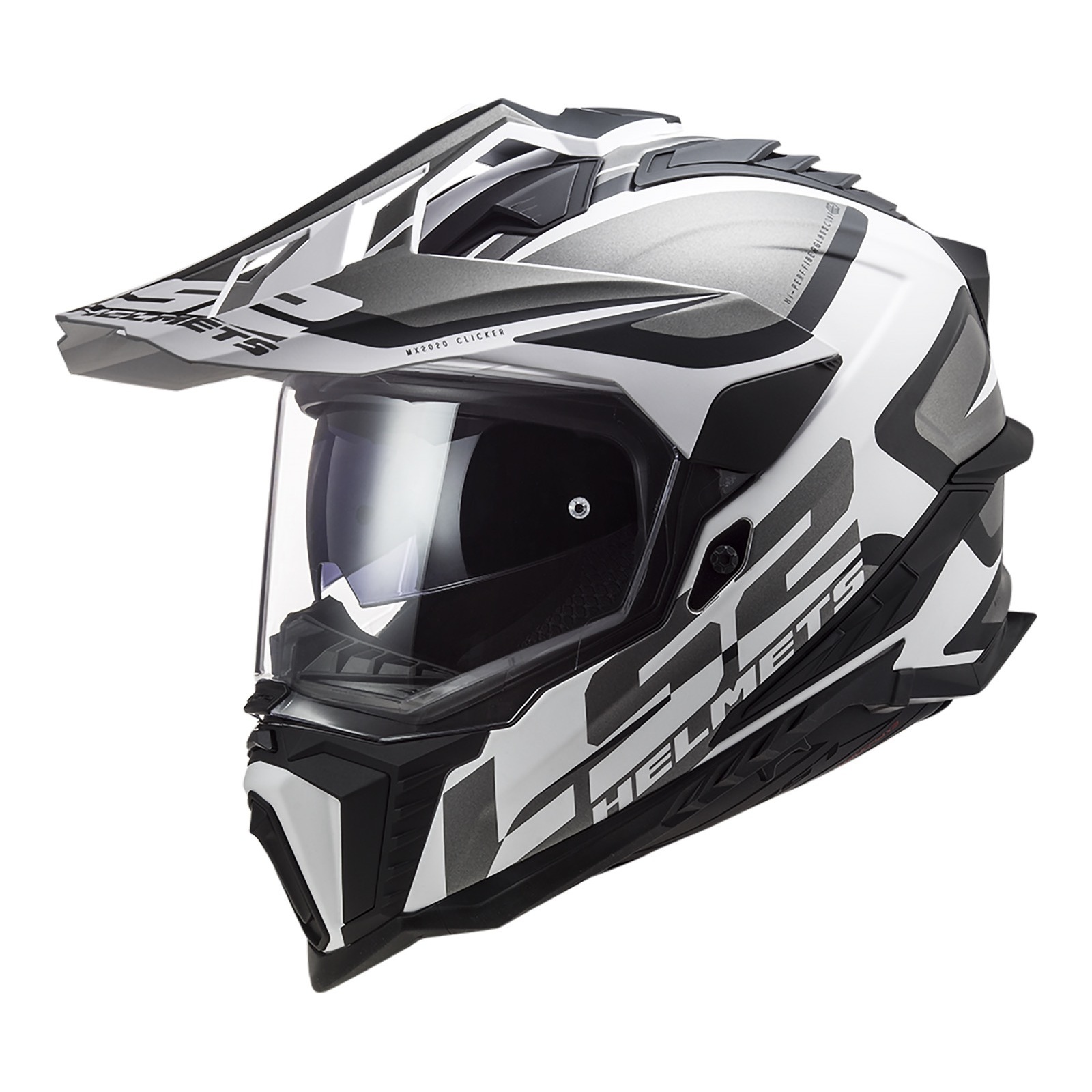 LS2 MX701 Explorer (2XL) Alter - Matte Black / White 06