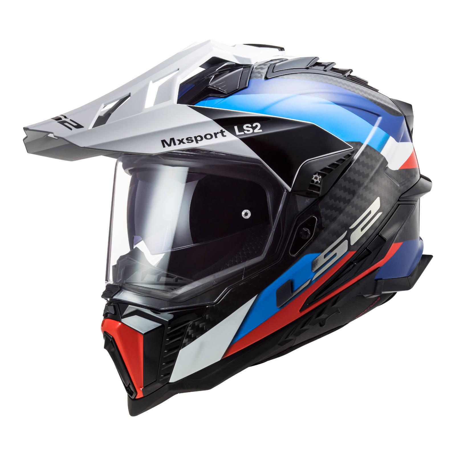 LS2 MX701 Explorer Carbon (2XL) Frontier - Black / Blue