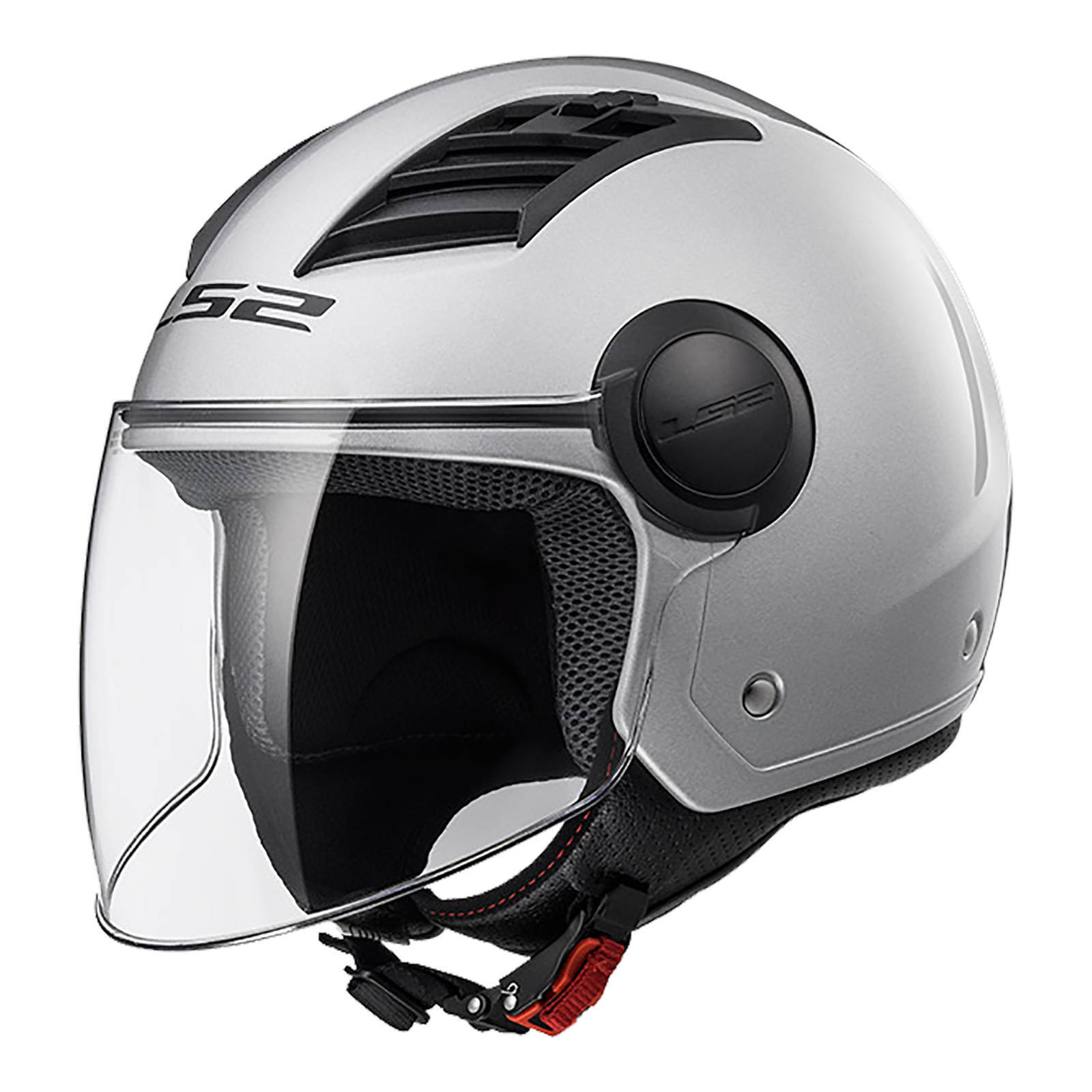 LS2 OF562 Airflow-L Helmet - Silver (XS)