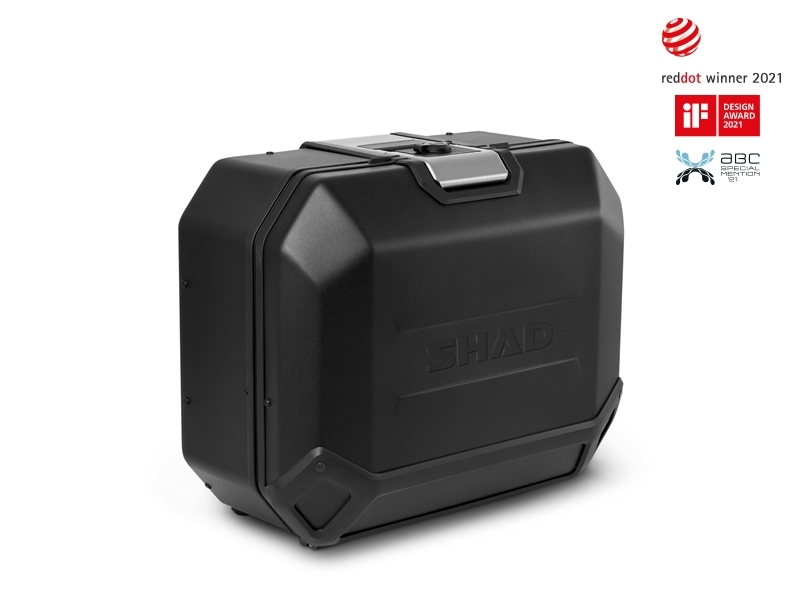 D0TR36100RB (LSTER236R-BK) SHAD SIDE CASE  'TERRA' series ALLOY  36Ltr <RIGHT SIDE-BLACK>