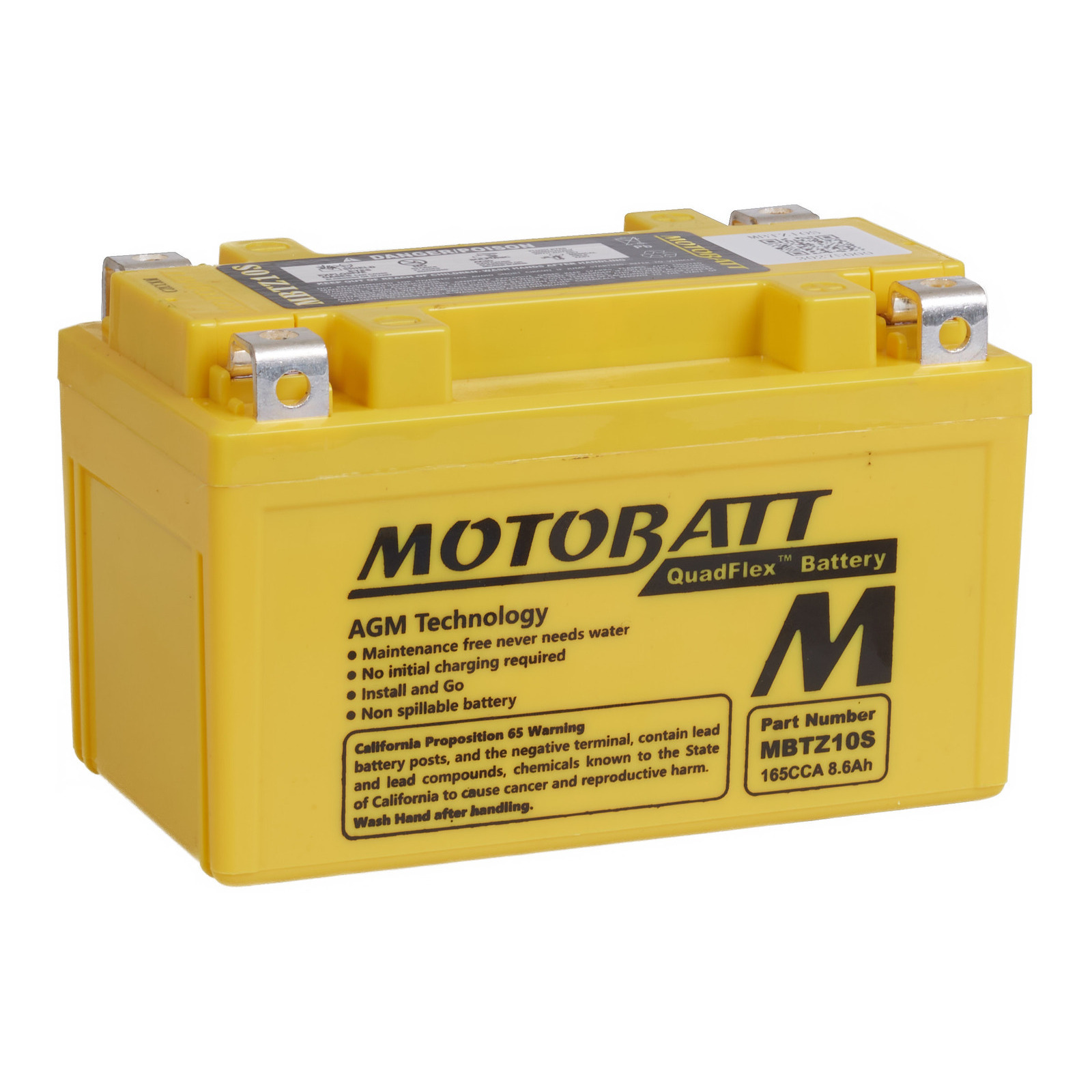 Motobatt Battery Quadflex AGM - MBTZ10S