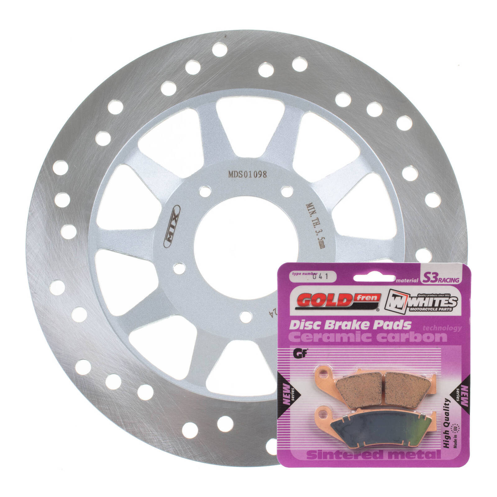 BRAKE DISC & PAD FRONT KIT - HON XR150L 14-20