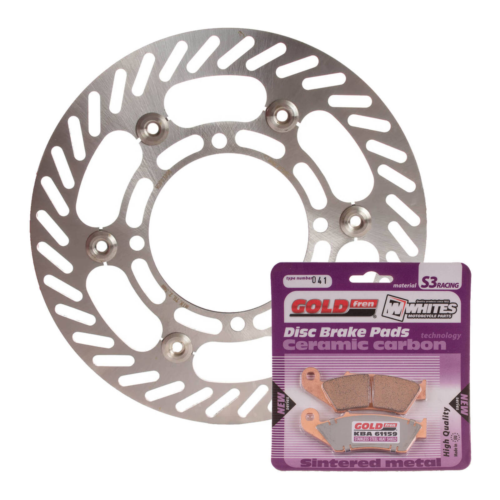 BRAKE DISC & PAD FRONT KIT - SUZ RMZ250 04-06