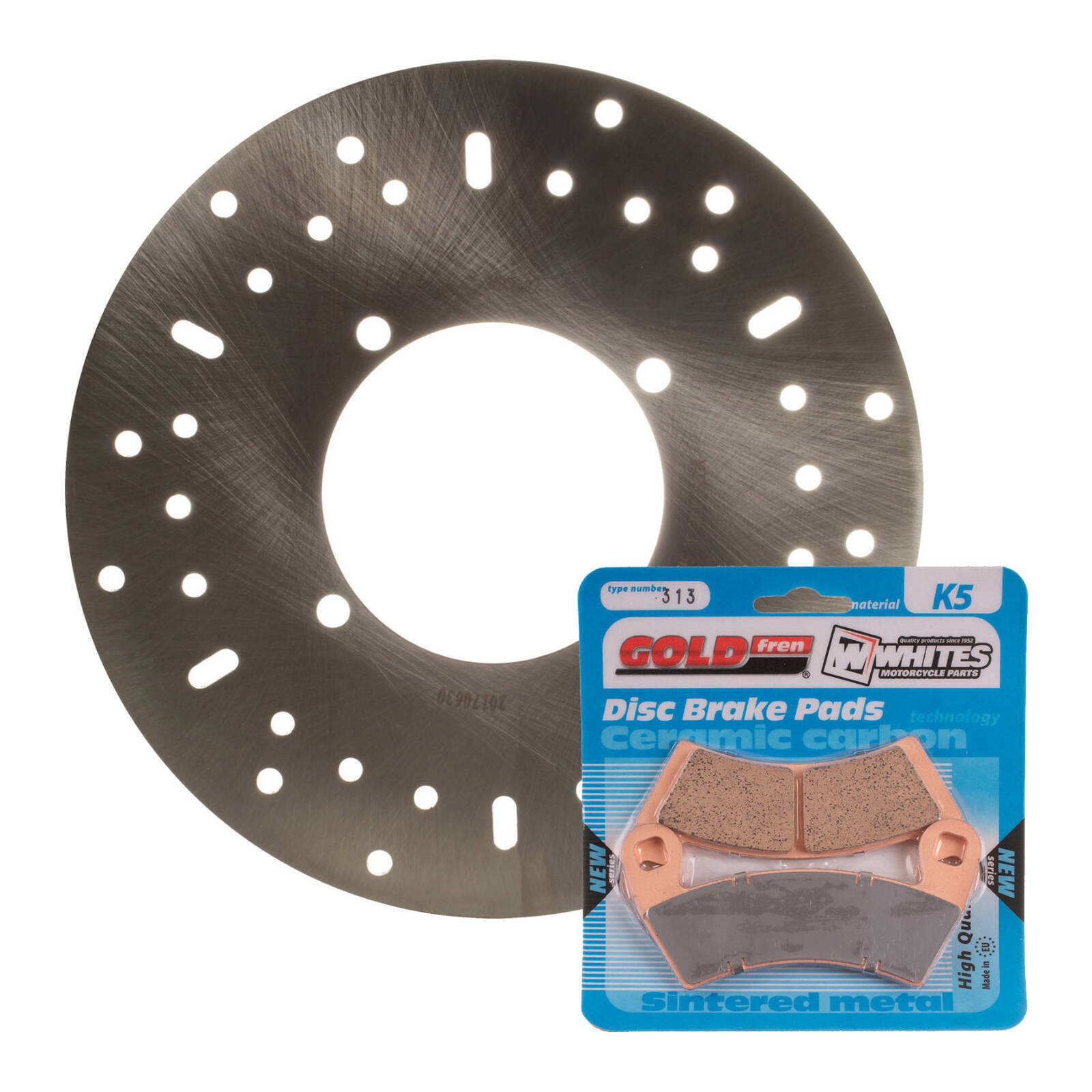 BRAKE DISC & PAD FRONT KIT - POL ACE 570 HD EPS 18-20