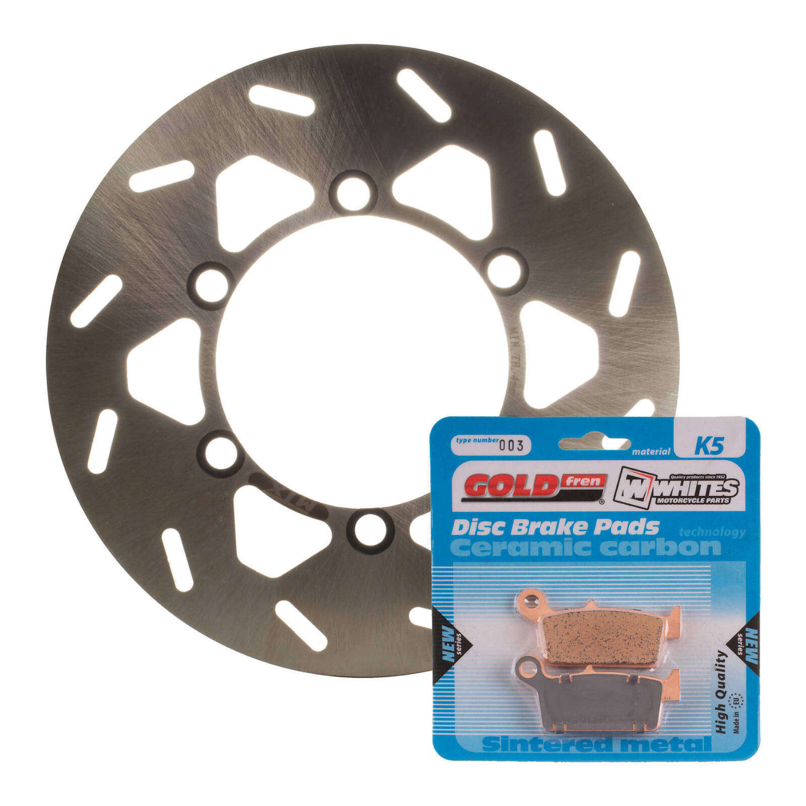 BRAKE DISC & PAD REAR KIT - KAW KLX300R 97-08