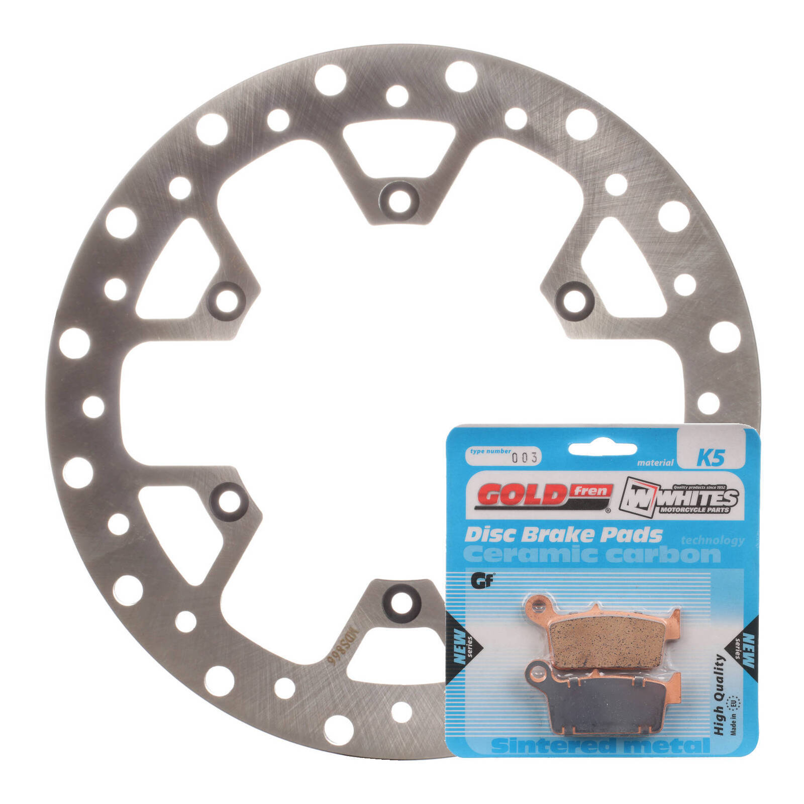 BRAKE DISC & PAD REAR KIT - SUZ RM250 06-11