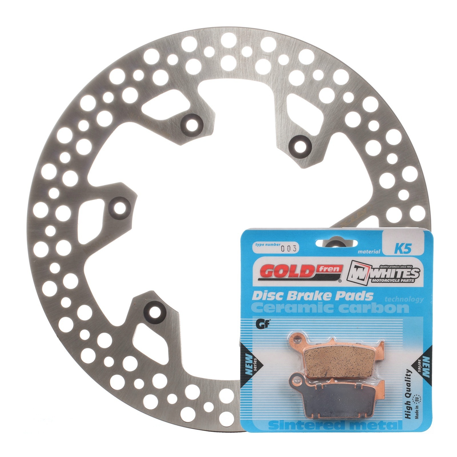 BRAKE DISC & PAD REAR KIT - YAM WR250F 02