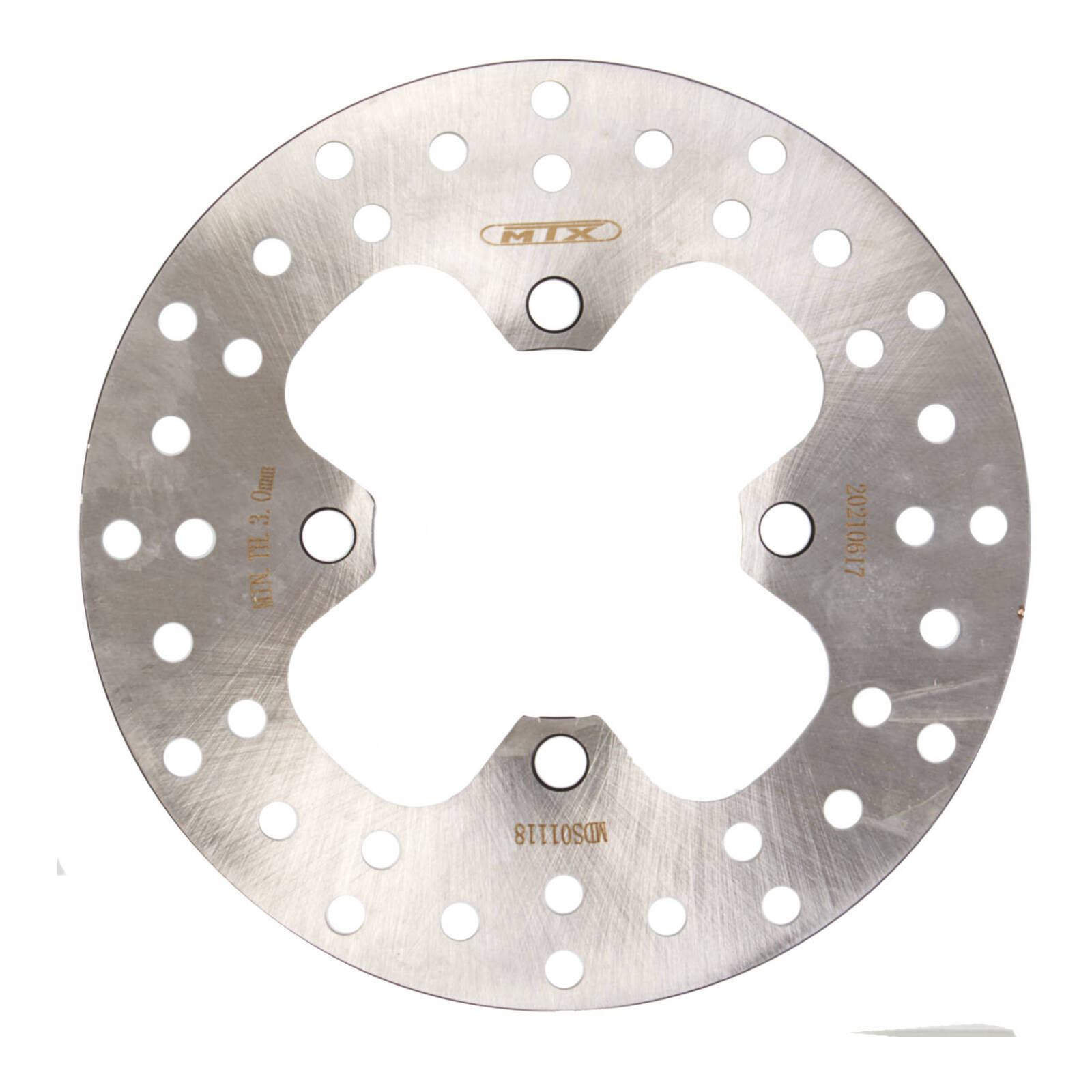 MTX BRAKE DISC SOLID TYPE - FRONT