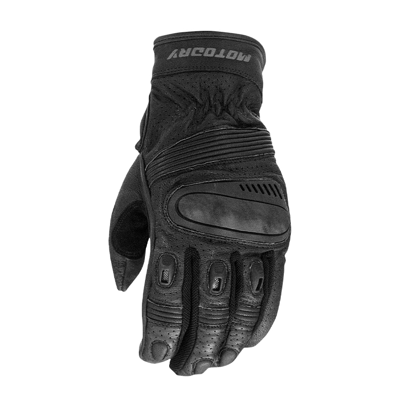 MOTODRY ROADSTER VENTED LEATHER GLOVE BLACK - S