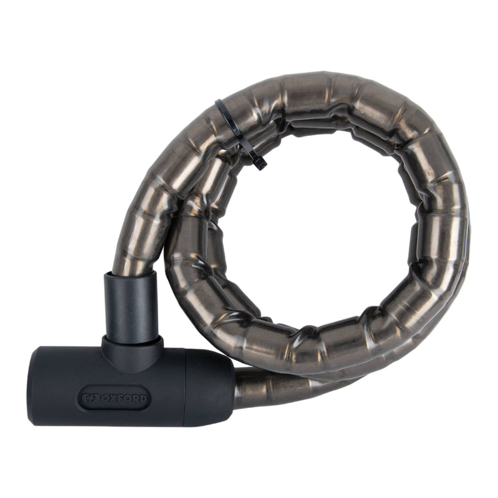 Oxford Barrier Armoured Cable Lock - Smoke