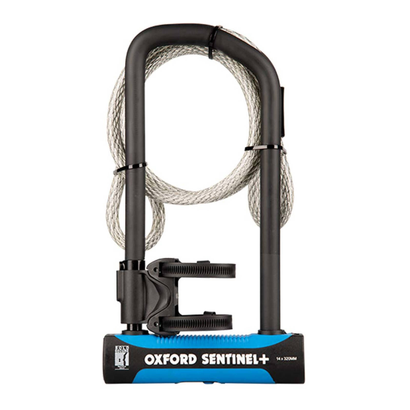 Oxford Sentinel Pro Duo U-Lock 320mm X 177mm + Cable