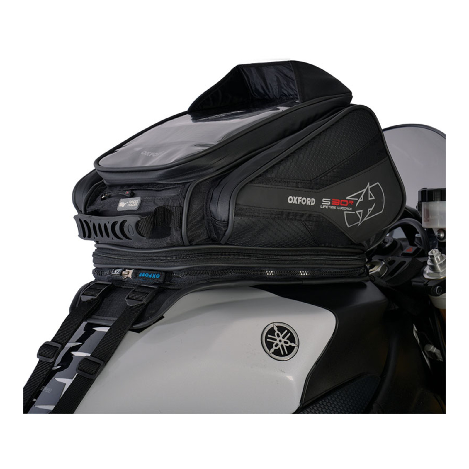 Oxford Tank Bag Strap-On S30R - Black