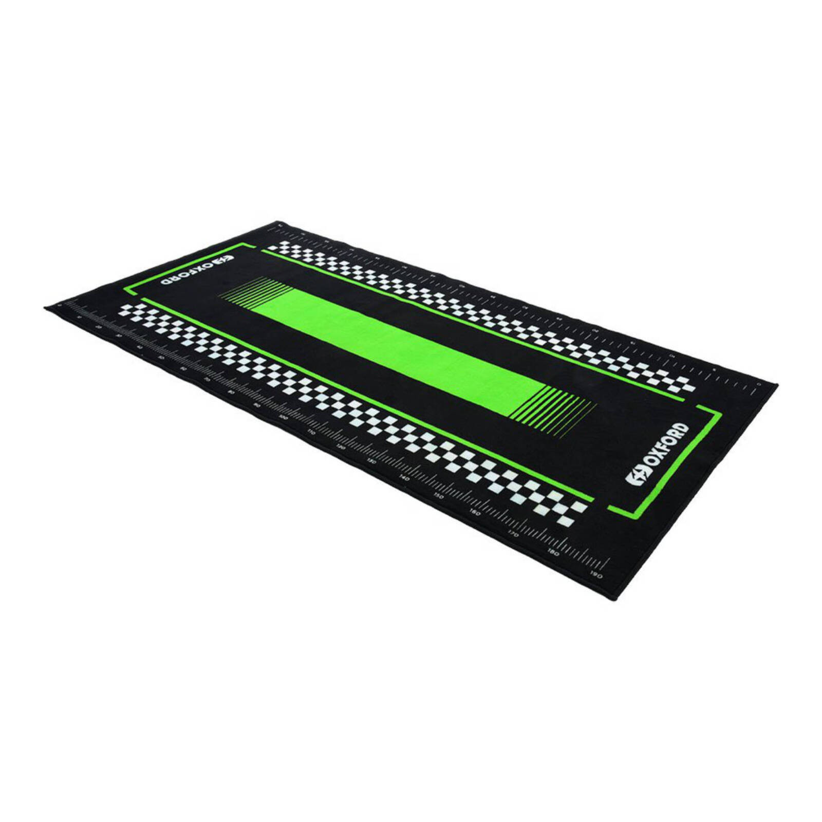 Oxford Workshop Mat Pitlane - Green L 200 X 100cm