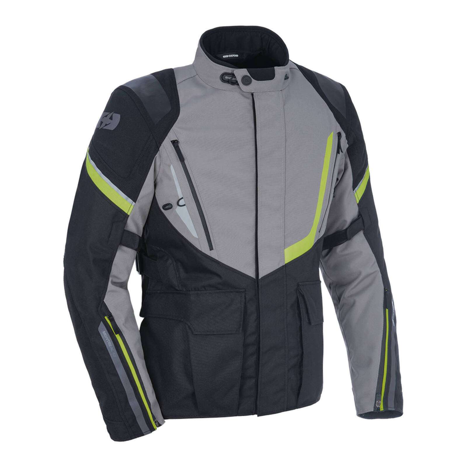 Oxford Montreal 4.0 Dry2Dry Jacket - Black / Grey / Fluro